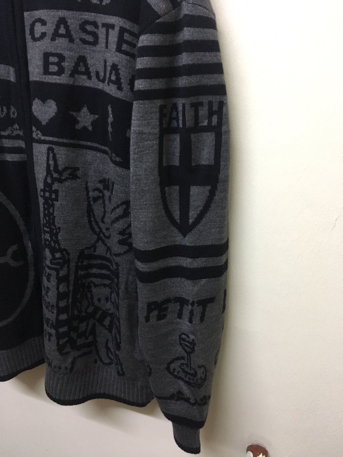 Japanese Brand × Jean Charles De Castelbajac Jean Charles De Castelbajac Wool Zipper RARE Size US L / EU 52-54 / 3 - 8 Thumbnail