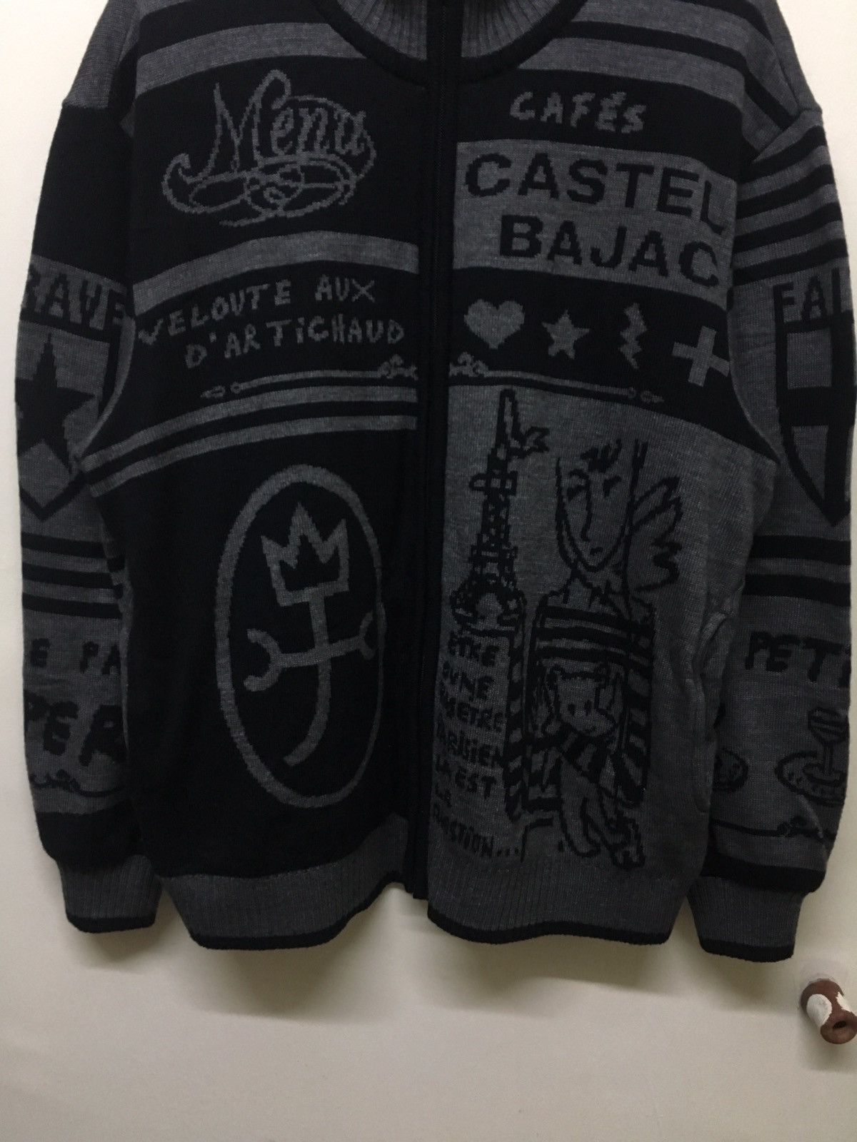 Japanese Brand × Jean Charles De Castelbajac Jean Charles De Castelbajac Wool Zipper RARE Size US L / EU 52-54 / 3 - 2 Thumbnail