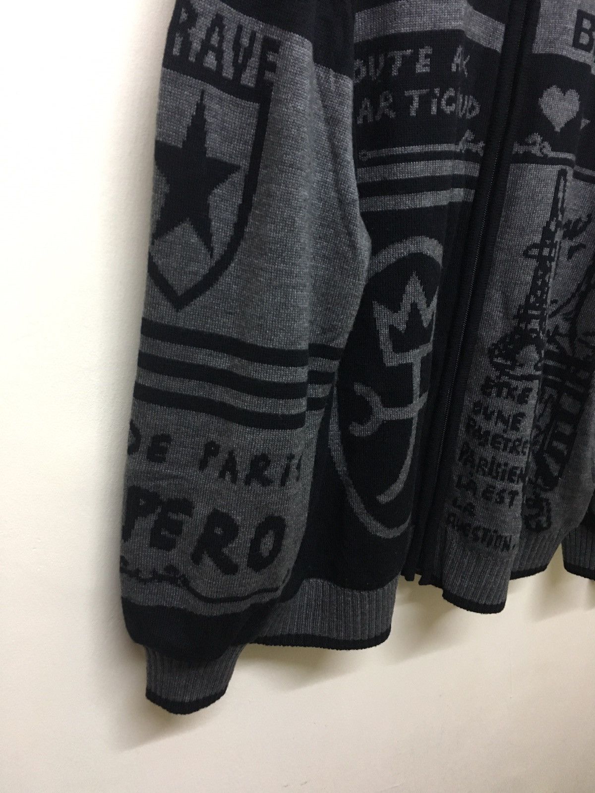 Japanese Brand × Jean Charles De Castelbajac Jean Charles De Castelbajac Wool Zipper RARE Size US L / EU 52-54 / 3 - 7 Thumbnail