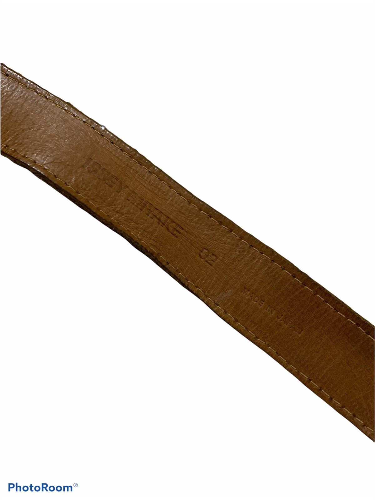 Issey Miyake Vintage Issey Miyake Brown Leather Belt Size 32 - 11 Thumbnail