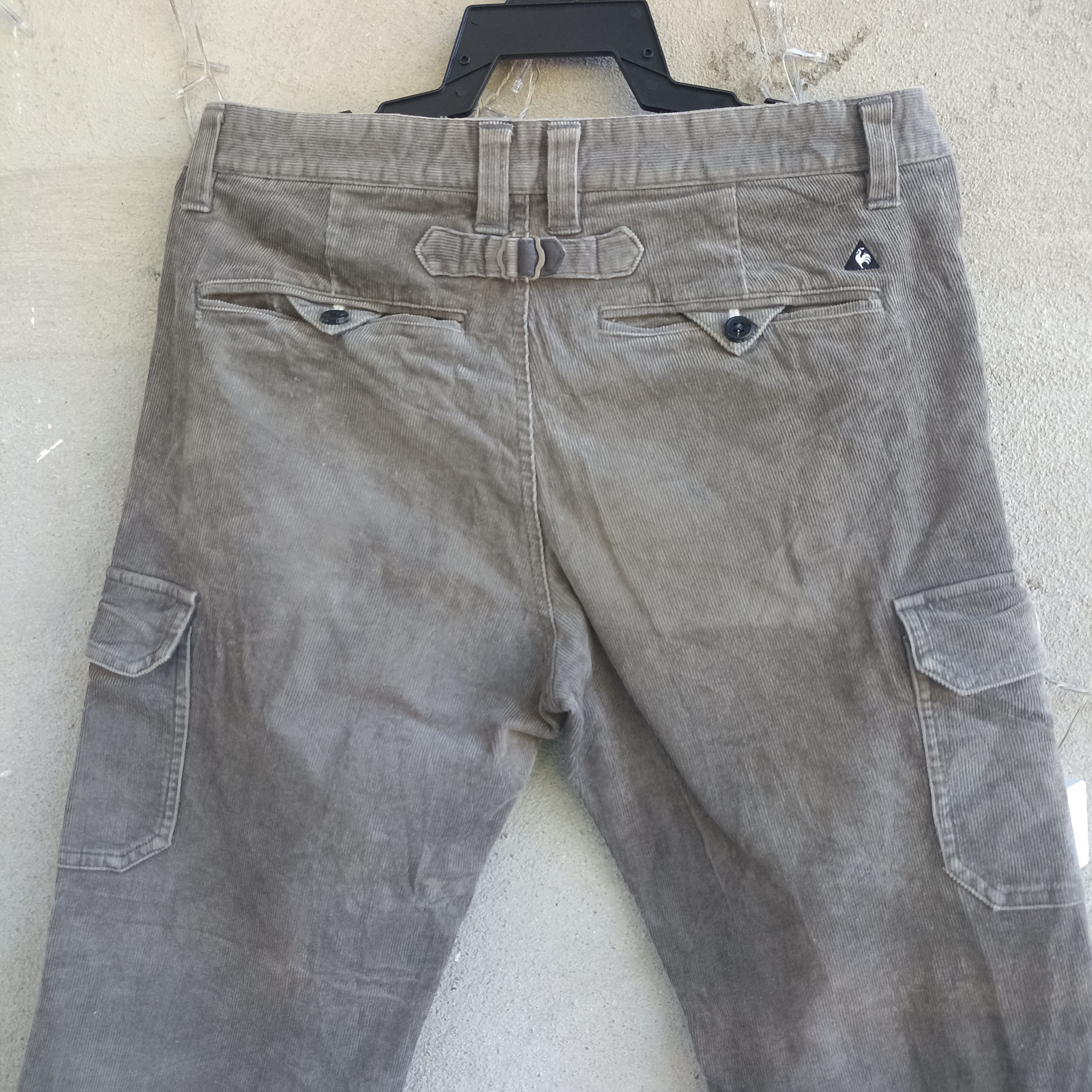 Corpus × Le Coq Sportif Le Coq Sportif Buckleback Gray Corduroy Pant Size US 33 - 5 Thumbnail