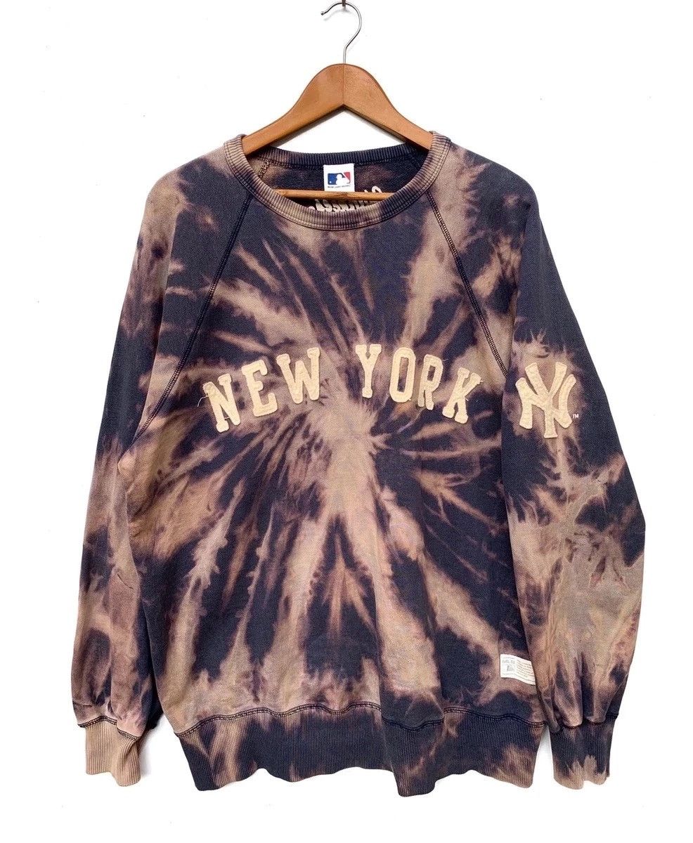 New York Yankees × Uniqlo × Vintage Vintage New York Yankees Collab Uniqlo Custom Made Bleach Size US XL / EU 56 / 4 - 1 Thumbnail