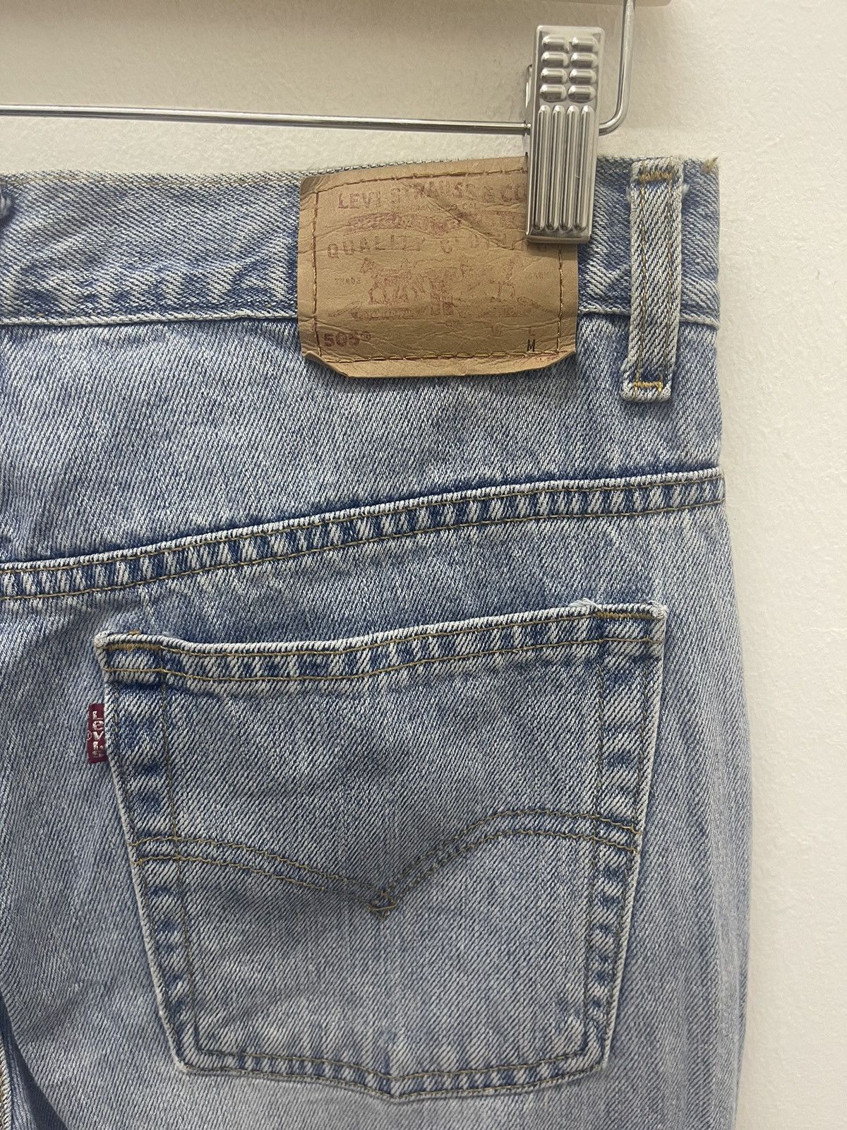 Levi's Vintage Clothing Rare Vintage LEVIS 505 Low Rise Straight Leg Size 30" / US 8 / IT 44 - 4 Thumbnail