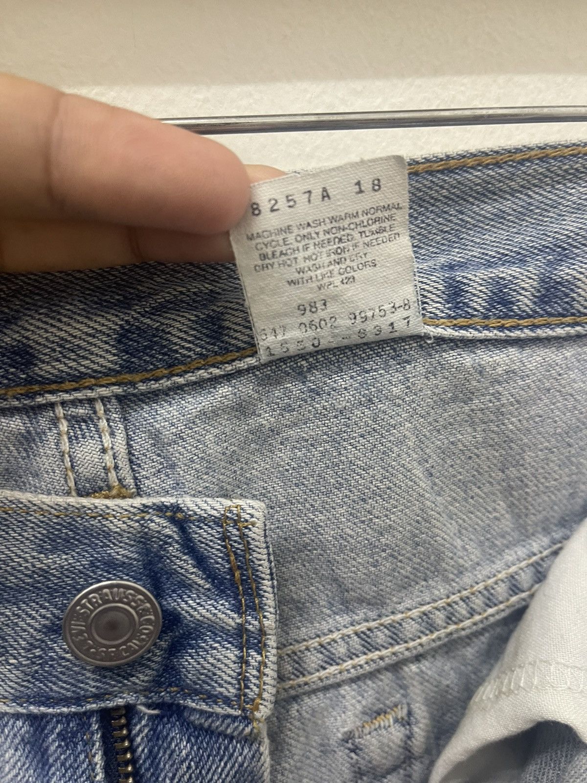Levi's Vintage Clothing Rare Vintage LEVIS 505 Low Rise Straight Leg Size 30" / US 8 / IT 44 - 10 Thumbnail