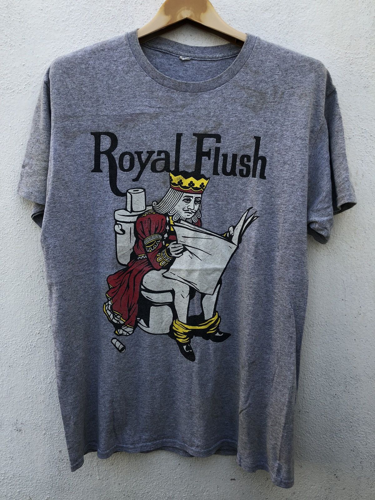 Vintage VINTAGE 90s ROYAL FLUSH POKER TEE TRAVIS VIBES Size US L / EU 52-54 / 3 - 2 Thumbnail