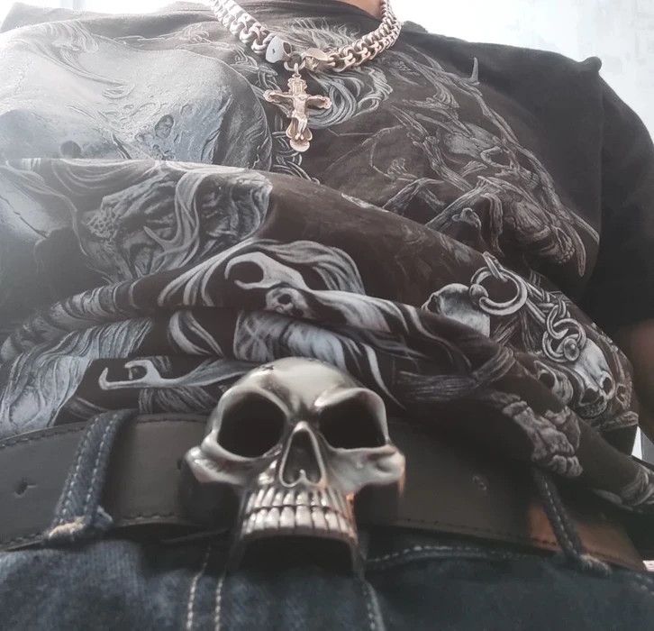Other Skull Gothic Belt Size ONE SIZE - 11 Thumbnail