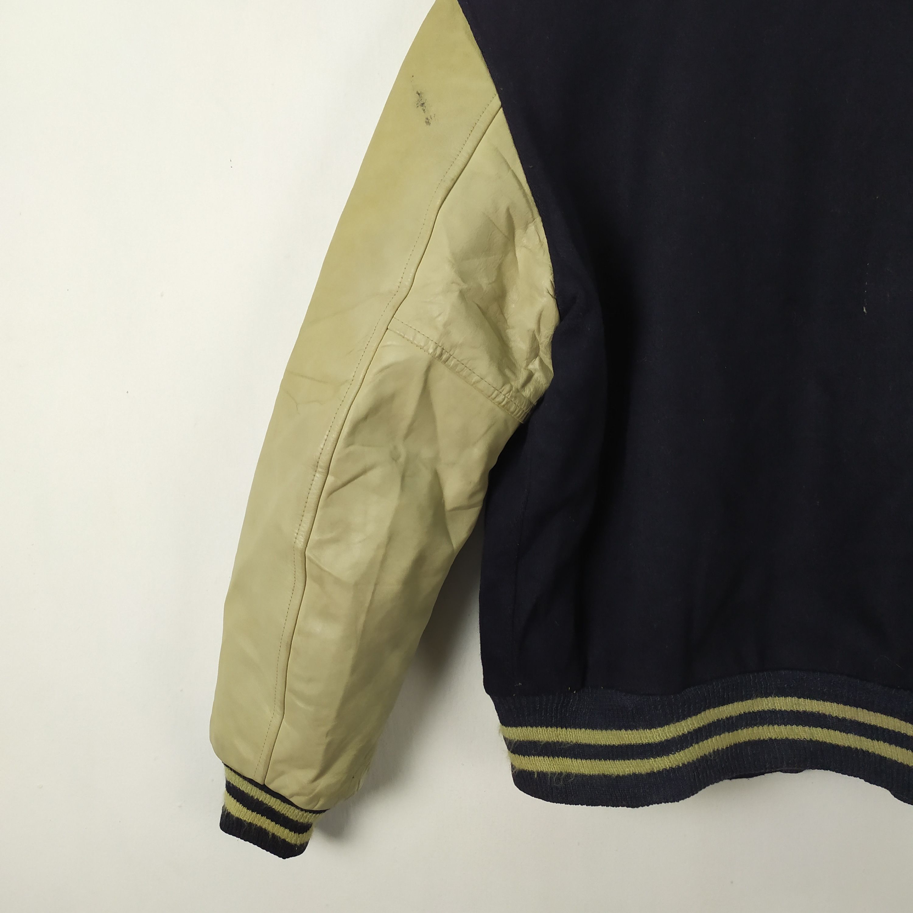 New York Yankees VINTAGE 70' NEW YORK YANKEES BASEBALL FADED VARSITY JACKET Size US S / EU 44-46 / 1 - 9 Thumbnail