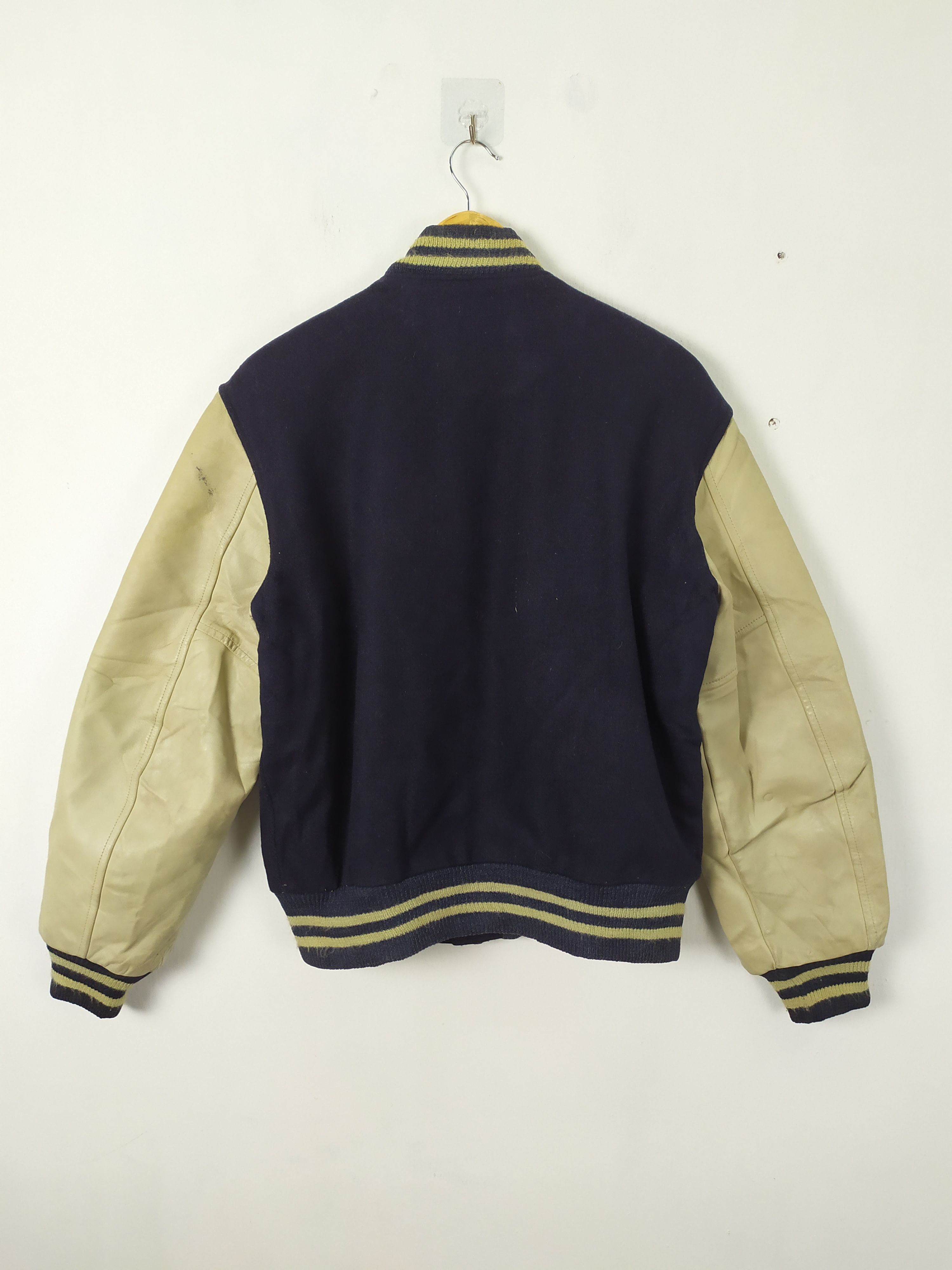 New York Yankees VINTAGE 70' NEW YORK YANKEES BASEBALL FADED VARSITY JACKET Size US S / EU 44-46 / 1 - 10 Thumbnail