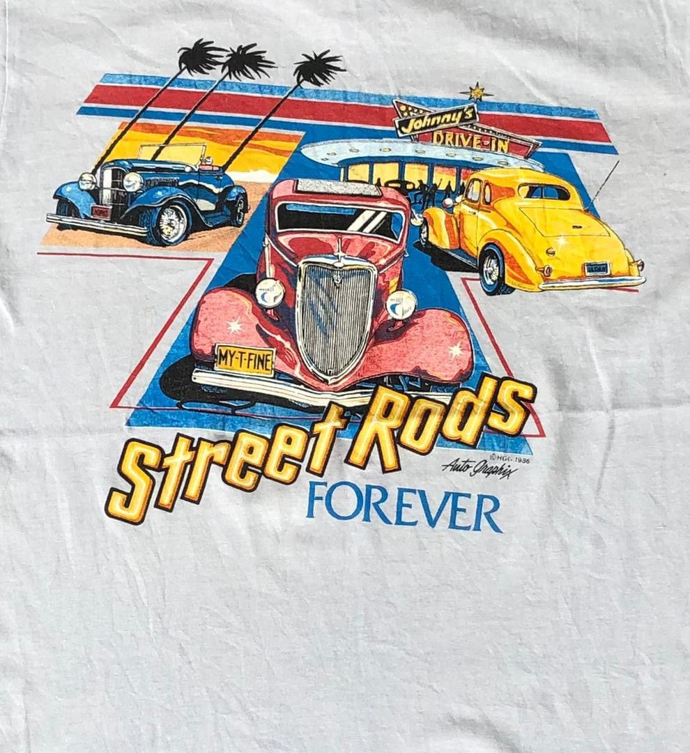 Vintage vintage tee street rods usa nascar racing B13 Size US M / EU 48-50 / 2 - 2 Thumbnail