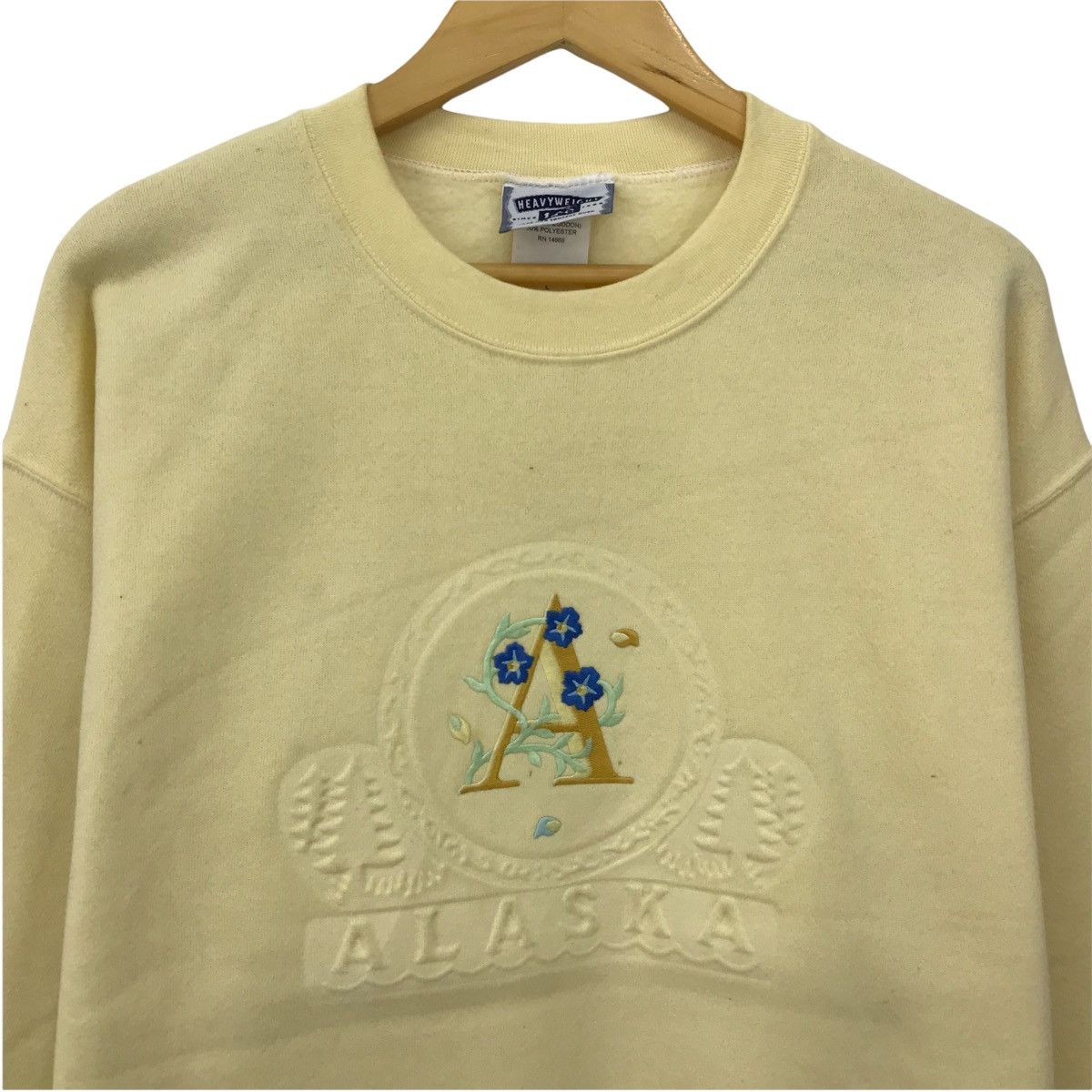 Lee × Vintage Vintage Lee Alaska Sweatshirt Pullover Jumper Size US M / EU 48-50 / 2 - 2 Thumbnail