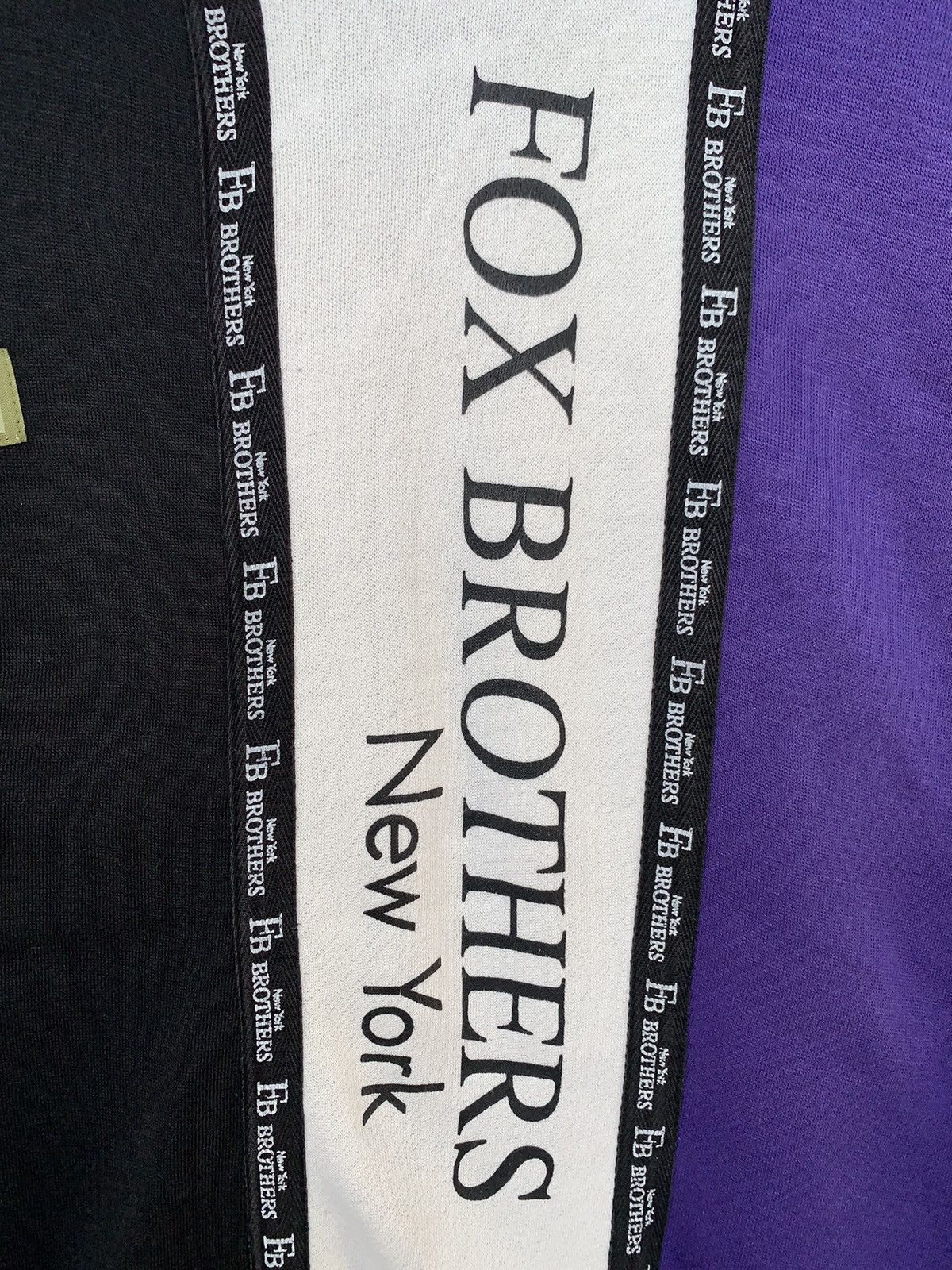 Designer Vintage Fox Brothers New York Sweatshirt Size US XL / EU 56 / 4 - 3 Thumbnail