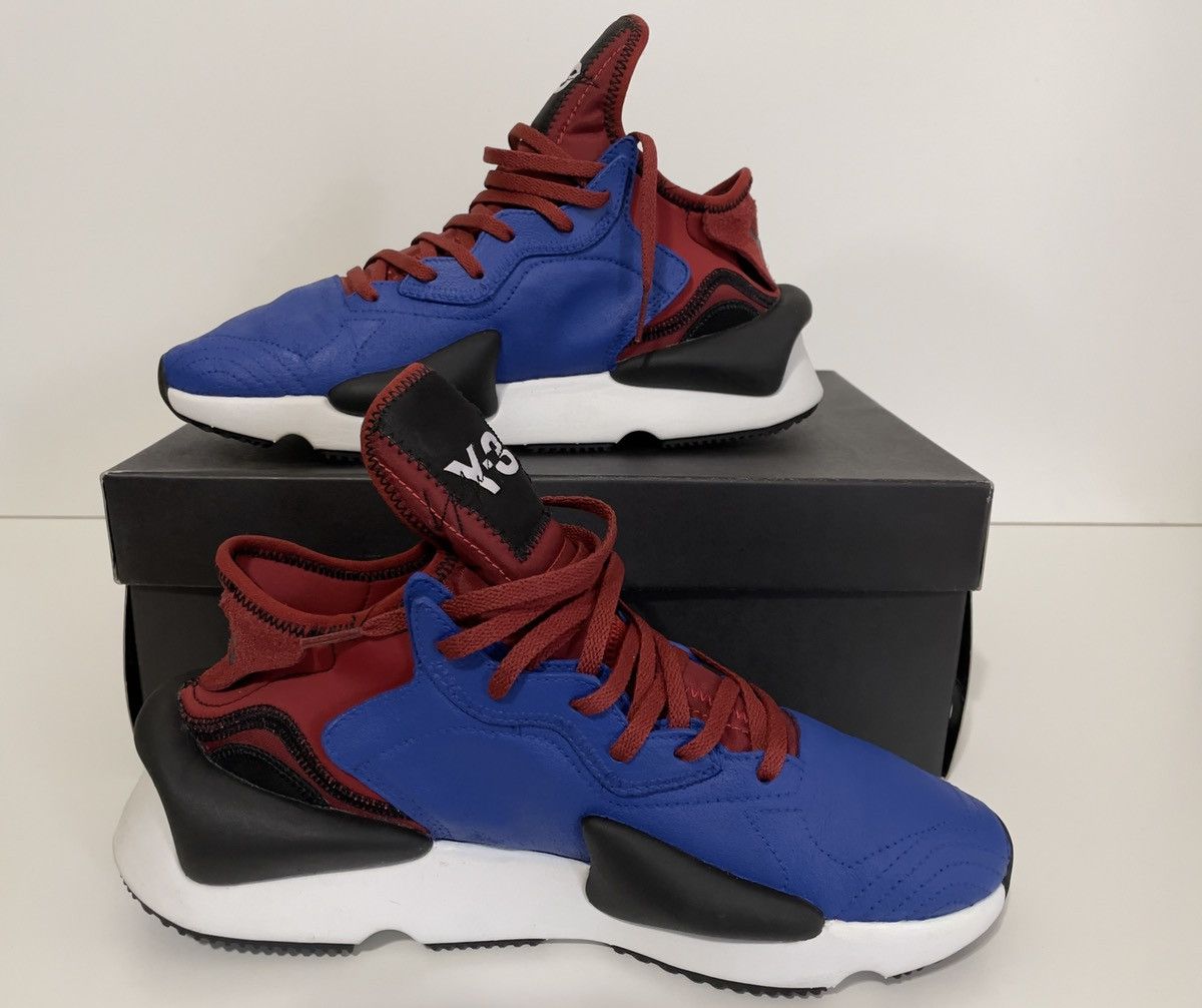 Yohji Yamamoto Y-3 Kaiwa Custom Royal blue & Burgundy Sz 8.5 Size US 8.5 / EU 41-42 - 6 Thumbnail