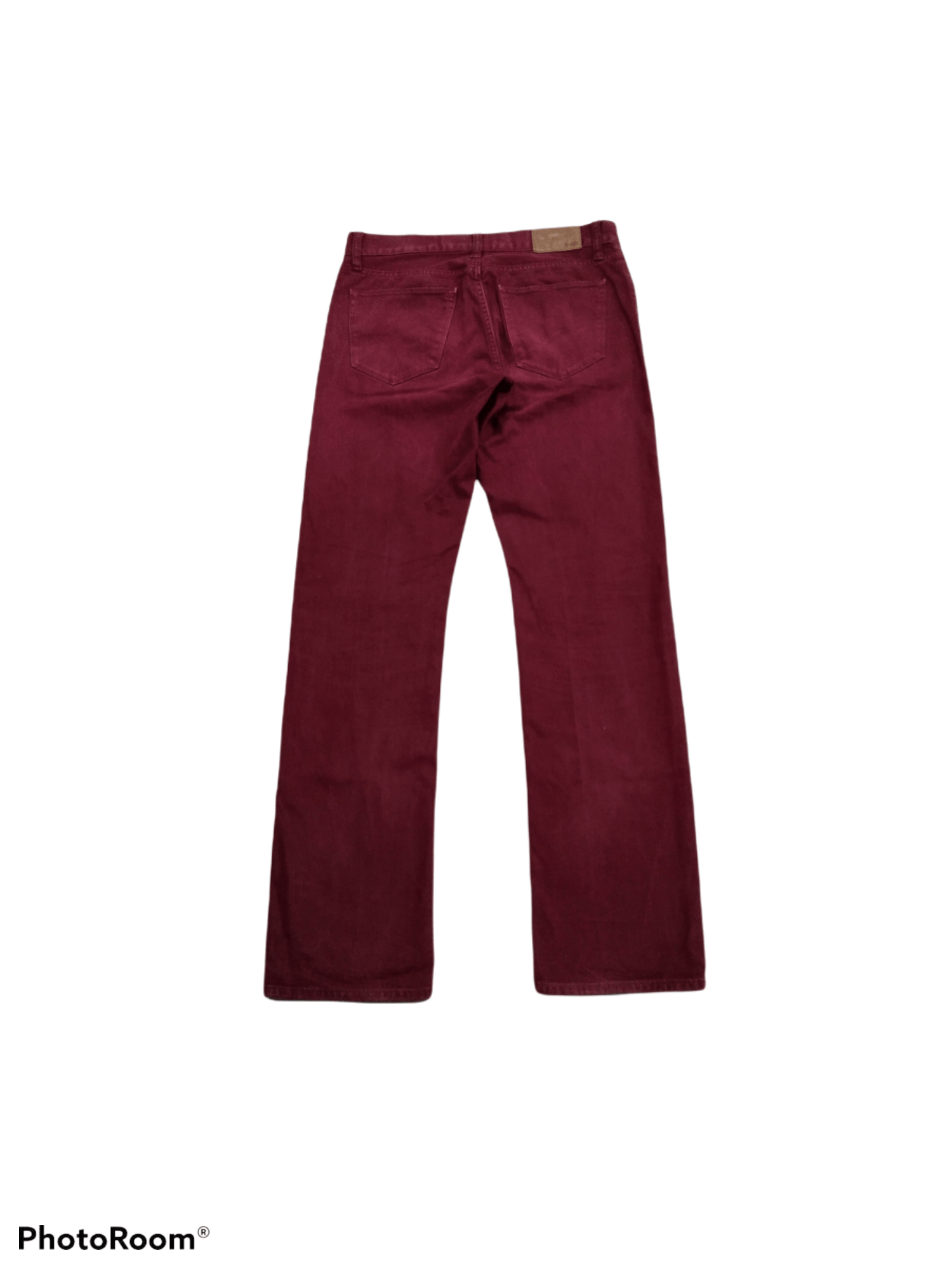 Japanese Brand JAPANESE BRAND UNIQLO S-001 MAROON PLAIN PANTS Size US 31 - 2 Thumbnail