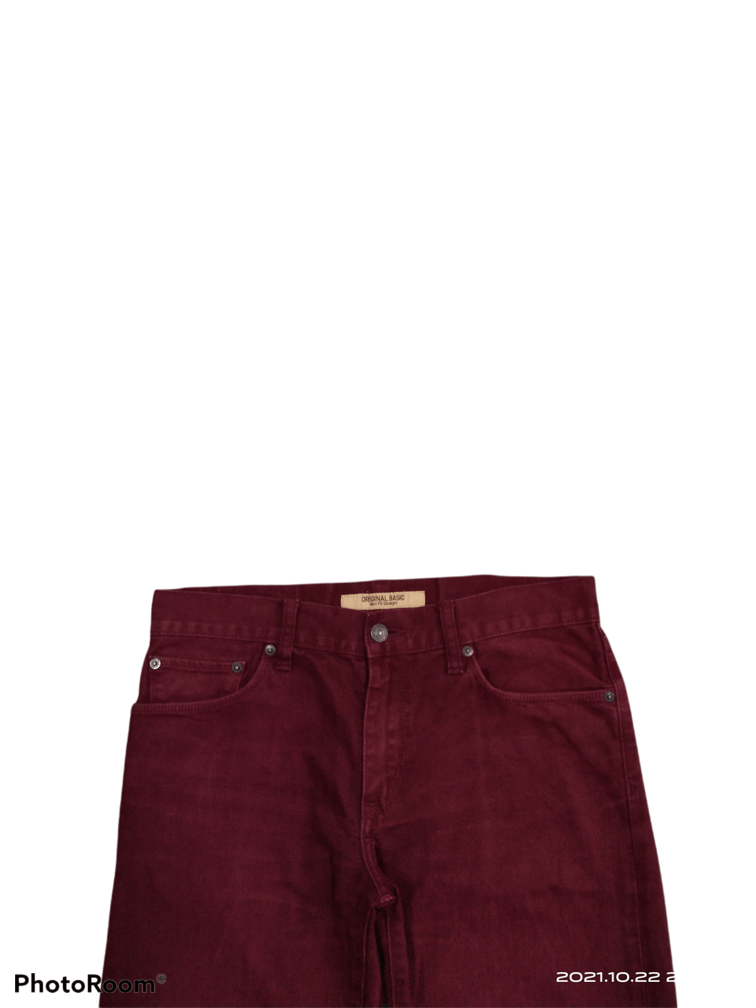Japanese Brand JAPANESE BRAND UNIQLO S-001 MAROON PLAIN PANTS Size US 31 - 3 Thumbnail