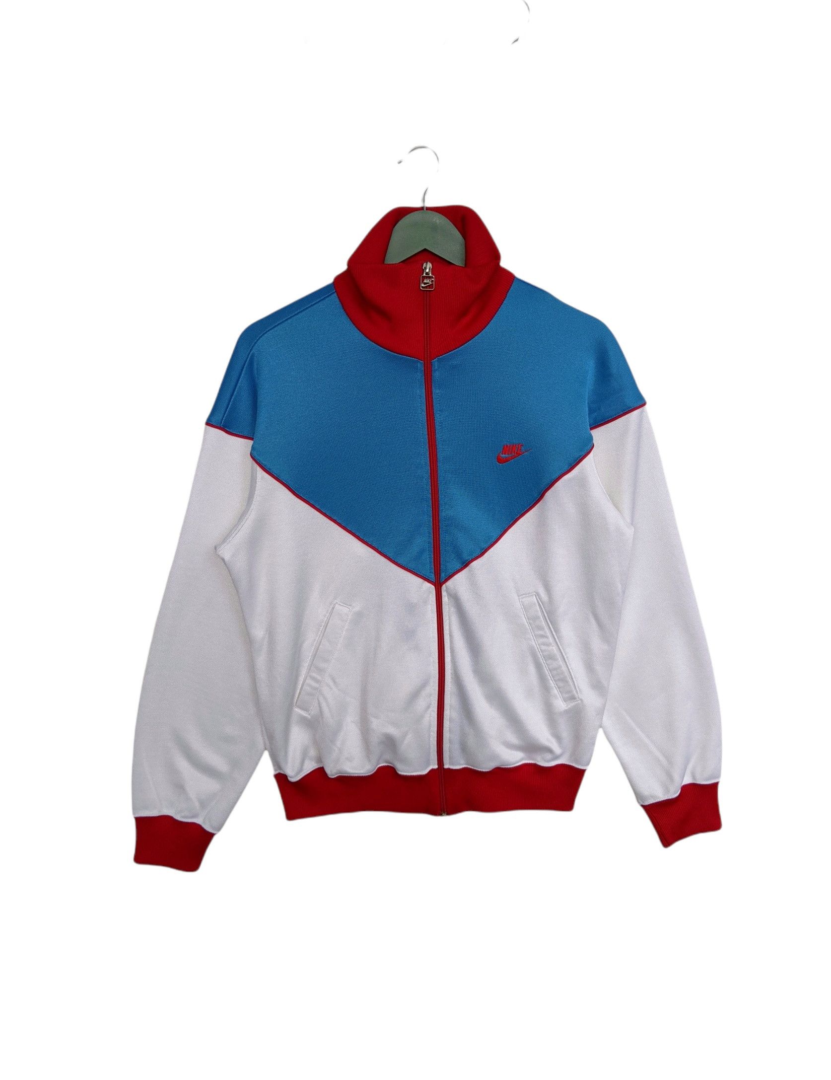 Nike Vintage 90s Nike Blue Tag Fullzip Sweater Size US L / EU 52-54 / 3 - 1 Thumbnail