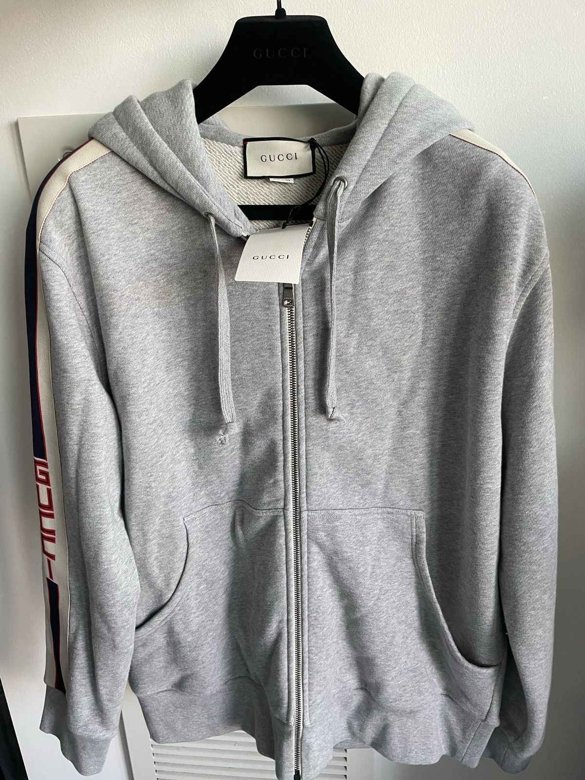 Gucci Rare Sold Out Limited Edition Gucci Logo Track Hooded Jacket Size US M / EU 48-50 / 2 - 22 Thumbnail