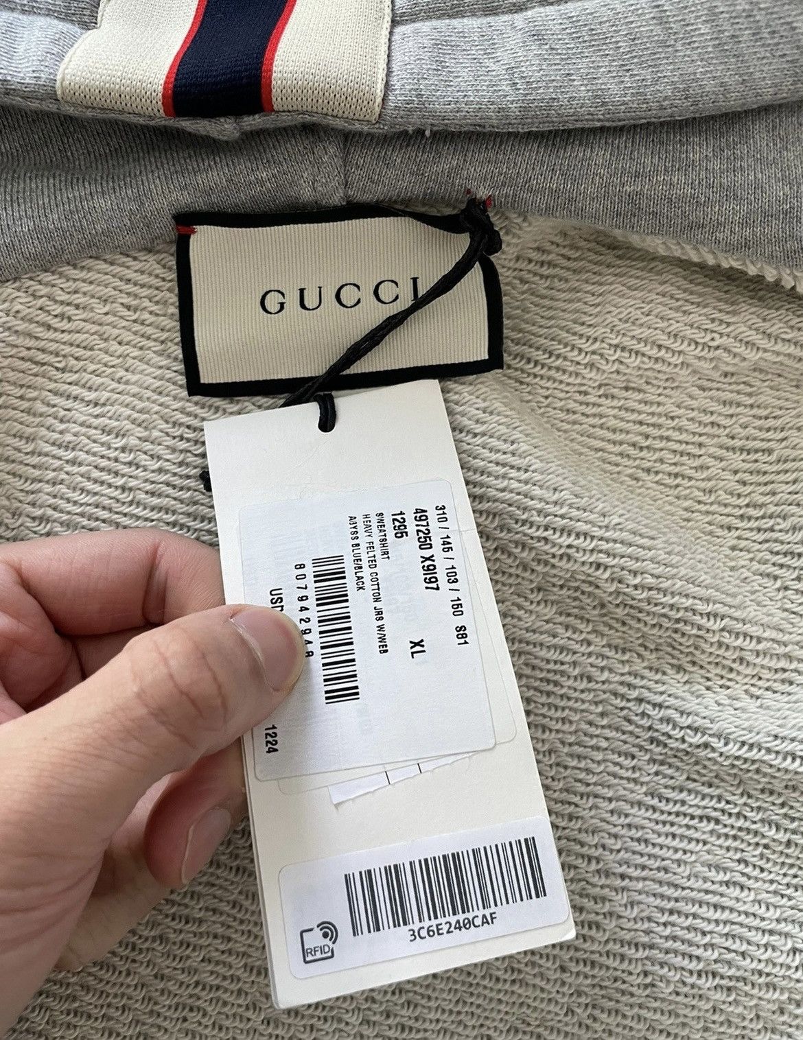 Gucci Super Runway Gucci Track Jacket Hoodie Brand New w Tag Size US XL / EU 56 / 4 - 15 Thumbnail