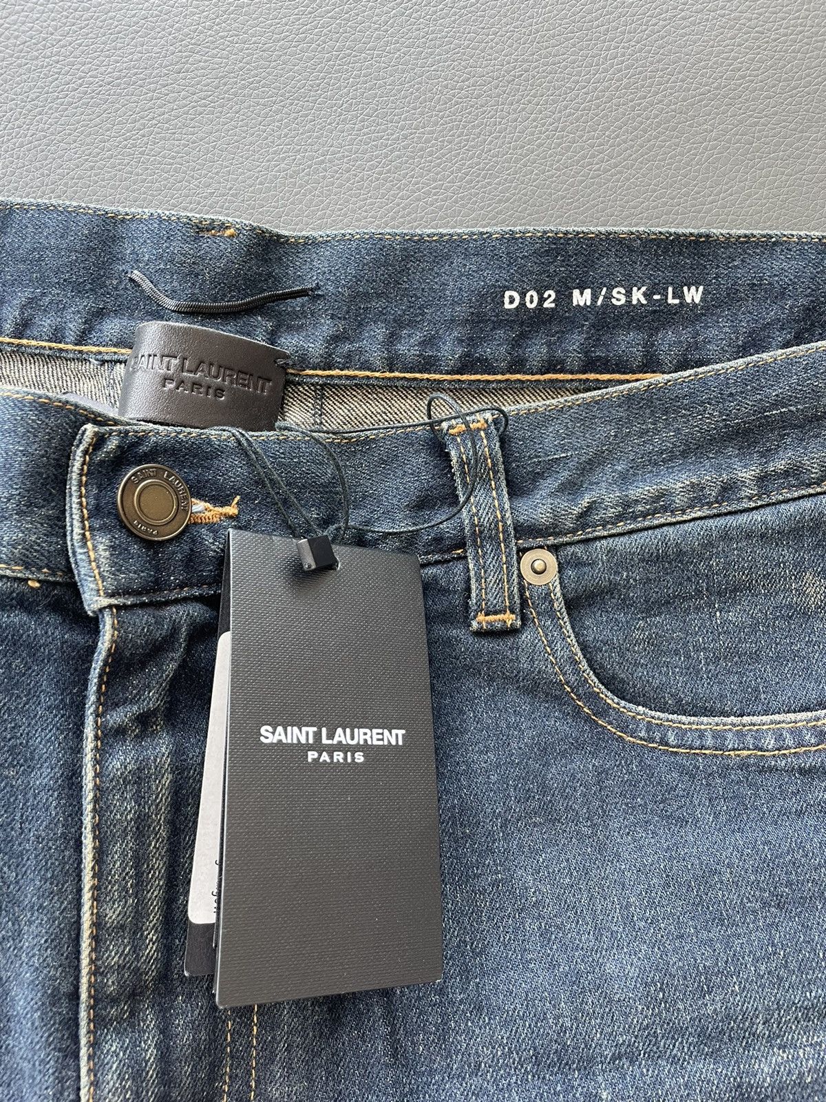 Hedi Slimane × Saint Laurent Paris × Yves Saint Laurent Brand New Super Rare 16 Runway Hedi Slimane SK LW Denim Size US 38 / EU 54 - 8 Thumbnail