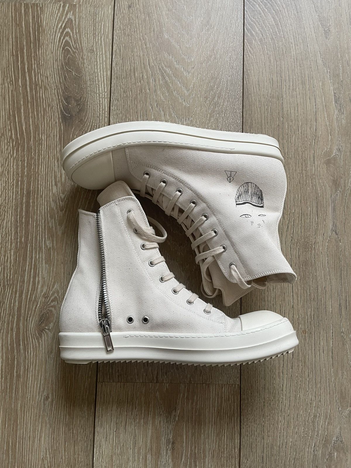 Rick Owens Drkshdw Ramones Size US 11 / EU 44 - 1 Thumbnail