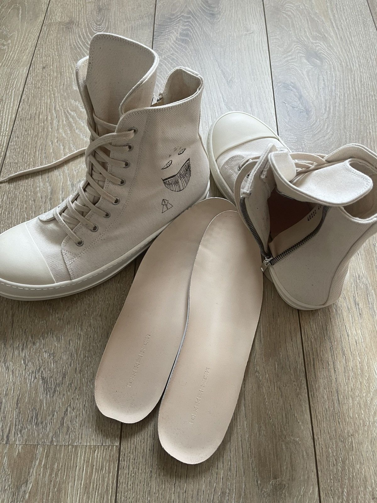 Rick Owens Drkshdw Ramones Size US 11 / EU 44 - 8 Thumbnail