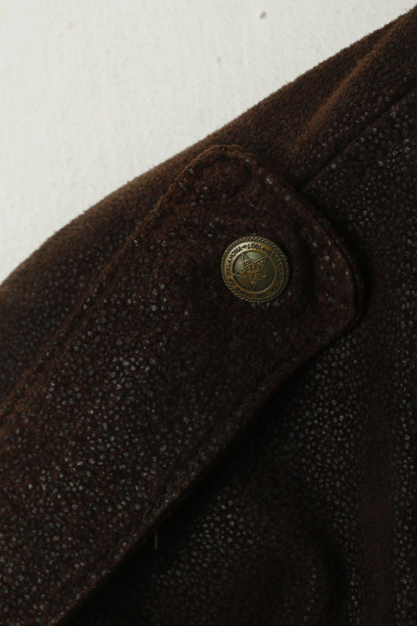 Vintage Rollo Club Men XS Jacket Brown Shiny Leather Vintage 1323 Size US XS / EU 42 / 0 - 4 Thumbnail