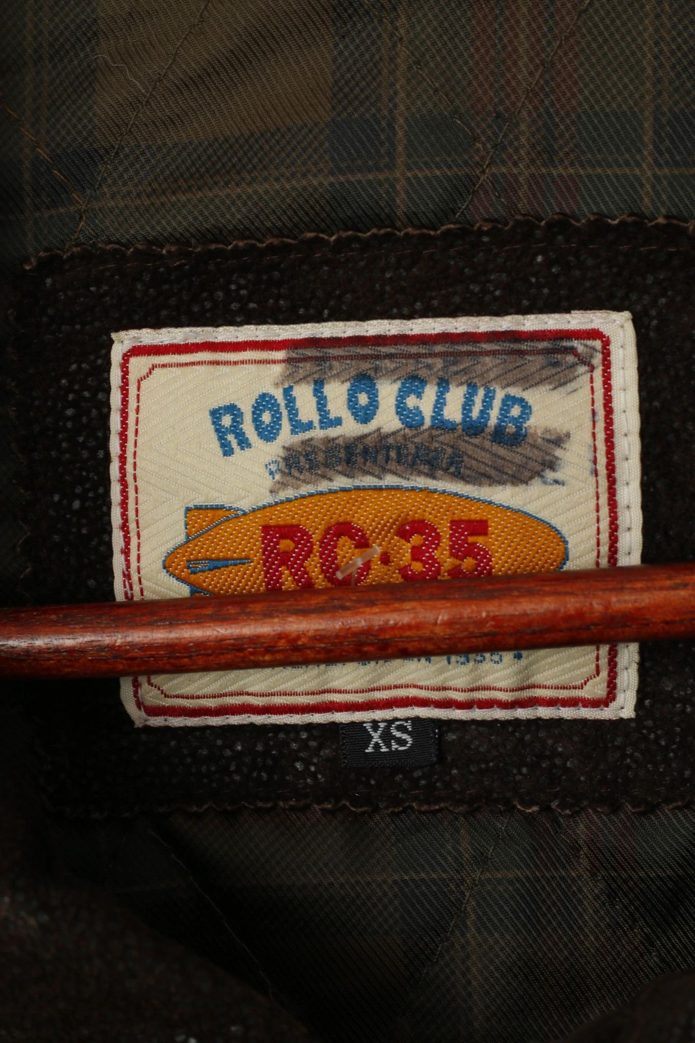 Vintage Rollo Club Men XS Jacket Brown Shiny Leather Vintage 1323 Size US XS / EU 42 / 0 - 5 Thumbnail