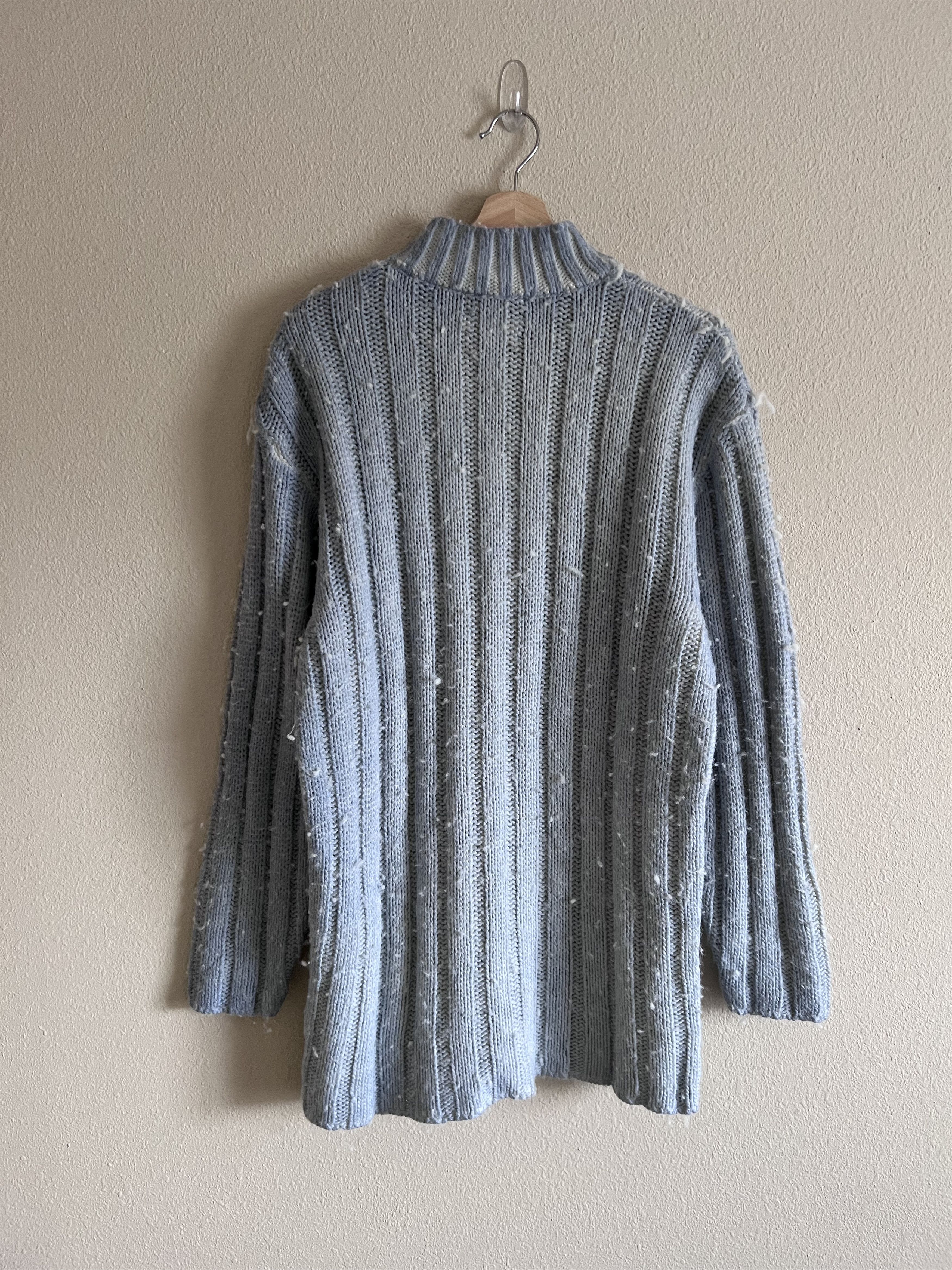 Our Legacy Our Legacy Funnel Neck Ribbed Sweater Blue Size US L / EU 52-54 / 3 - 3 Thumbnail
