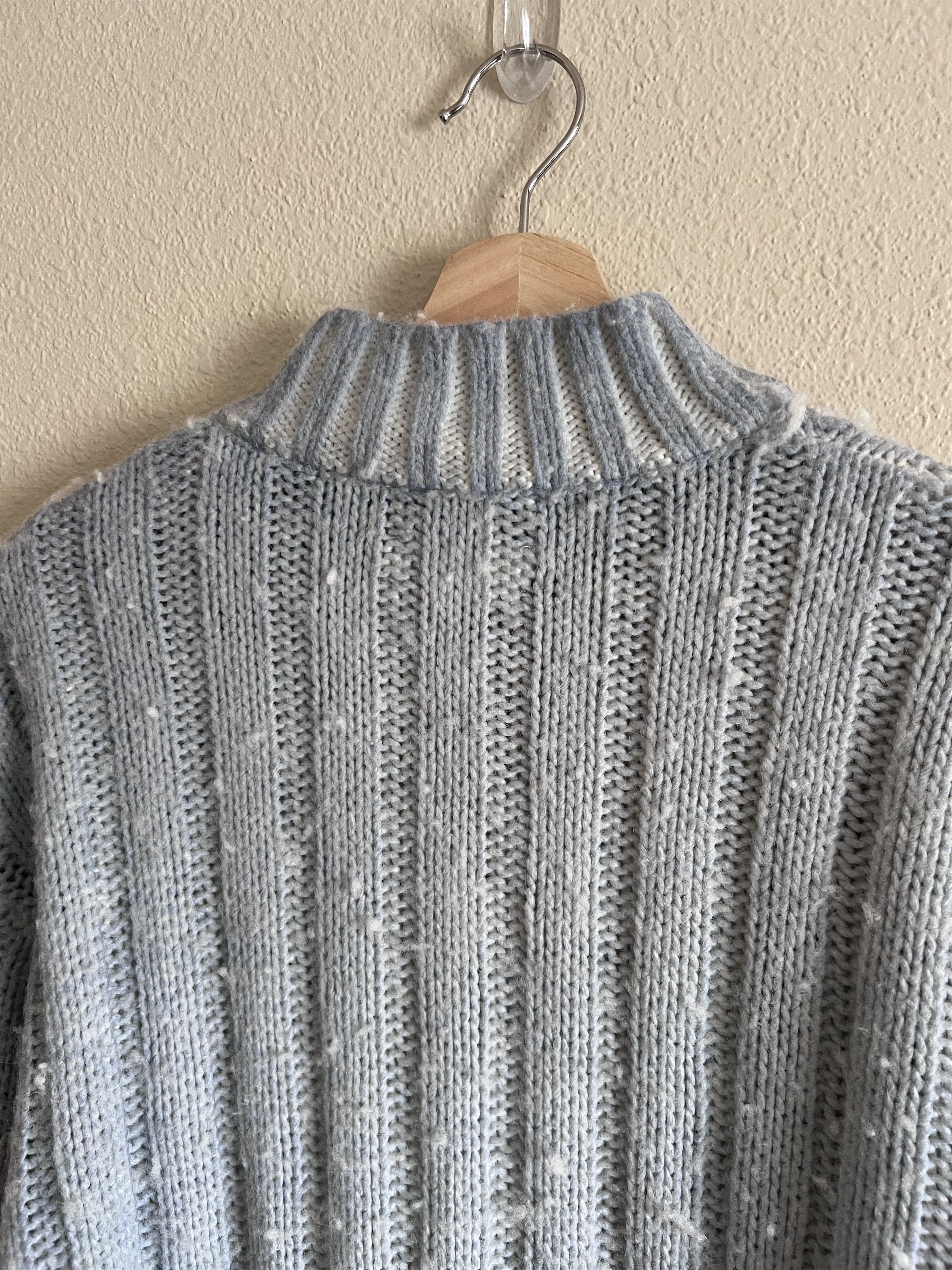 Our Legacy Our Legacy Funnel Neck Ribbed Sweater Blue Size US L / EU 52-54 / 3 - 4 Thumbnail