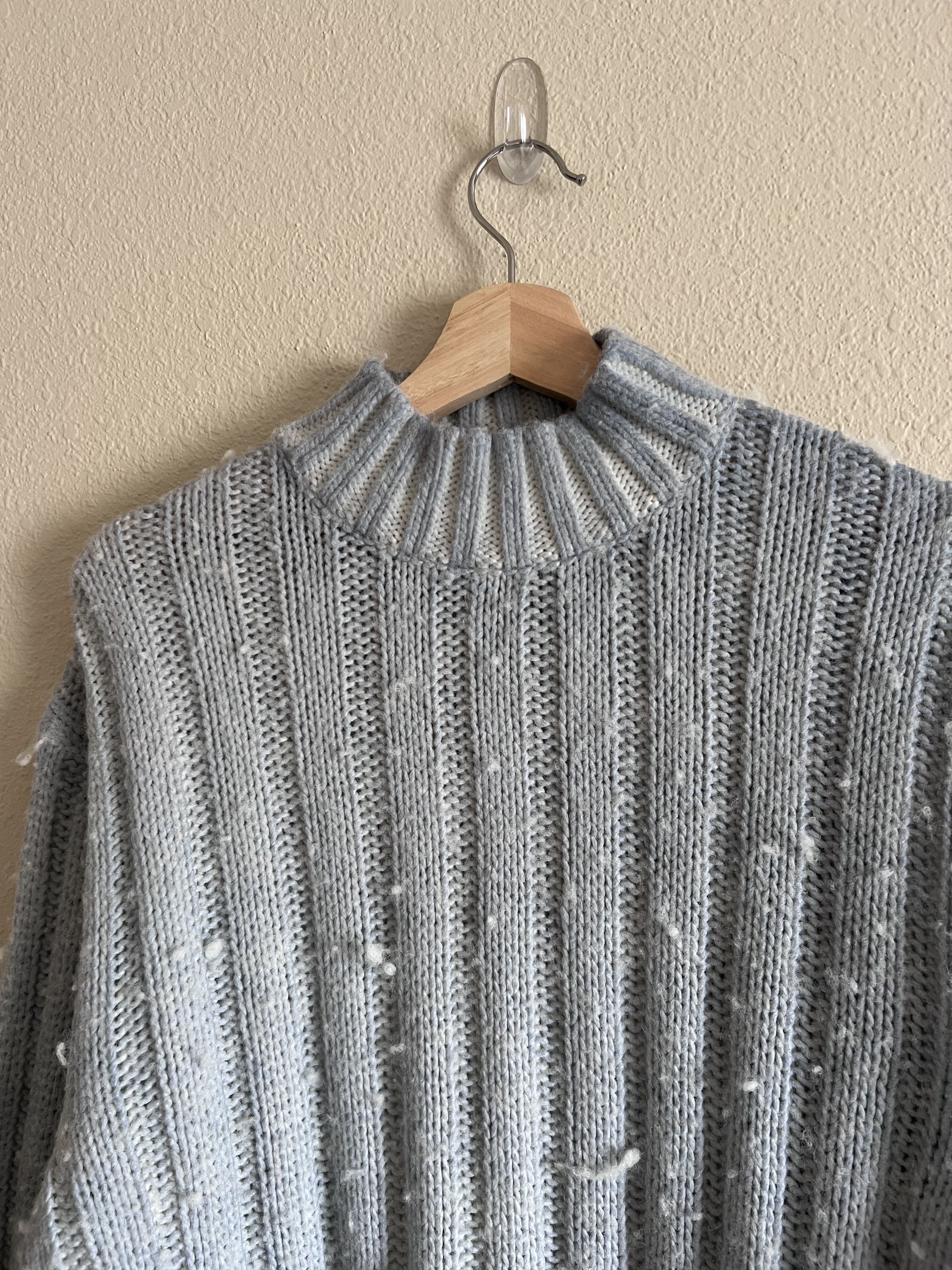 Our Legacy Our Legacy Funnel Neck Ribbed Sweater Blue Size US L / EU 52-54 / 3 - 2 Thumbnail