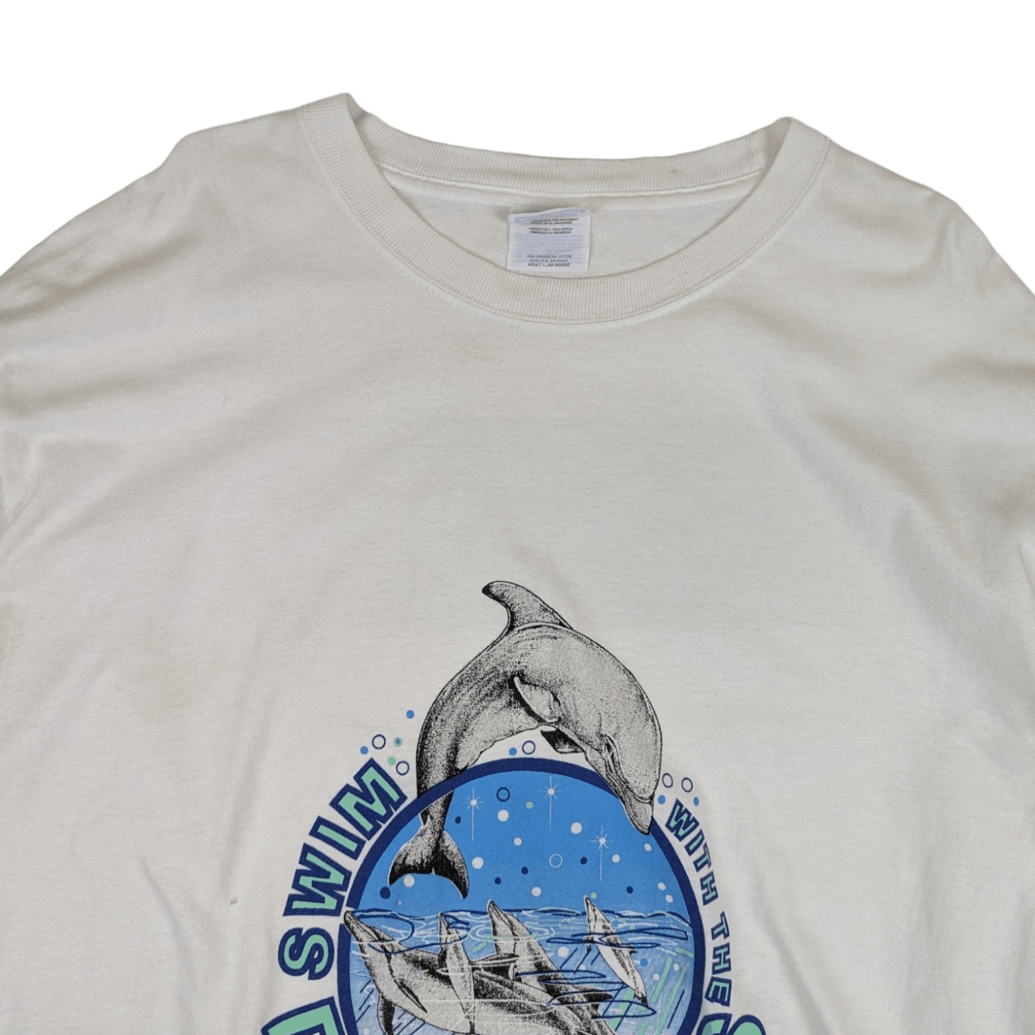 Hanes Vintage 2000's DOLPHIN'S Graphic Long Sleeve T-Shirt Size US L / EU 52-54 / 3 - 4 Thumbnail