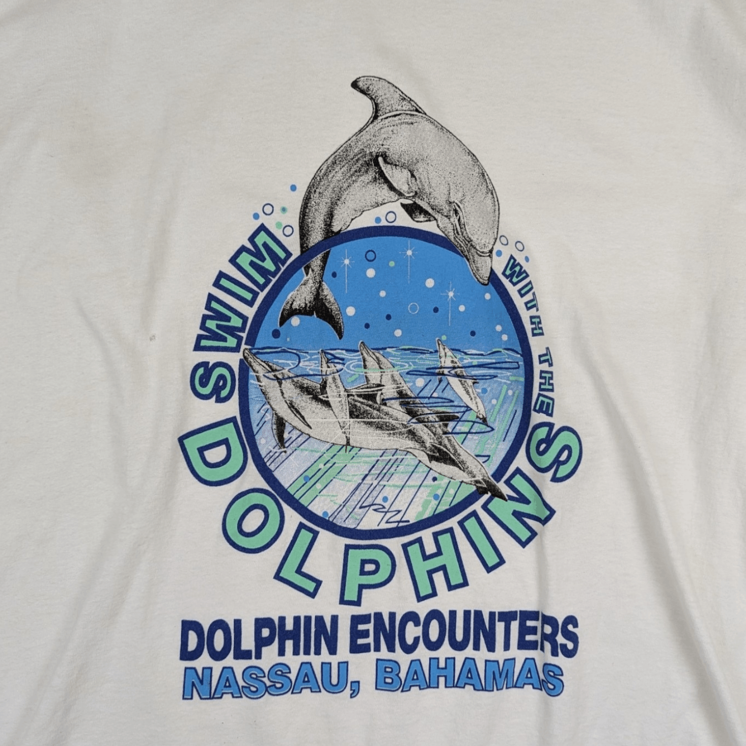 Hanes Vintage 2000's DOLPHIN'S Graphic Long Sleeve T-Shirt Size US L / EU 52-54 / 3 - 5 Thumbnail