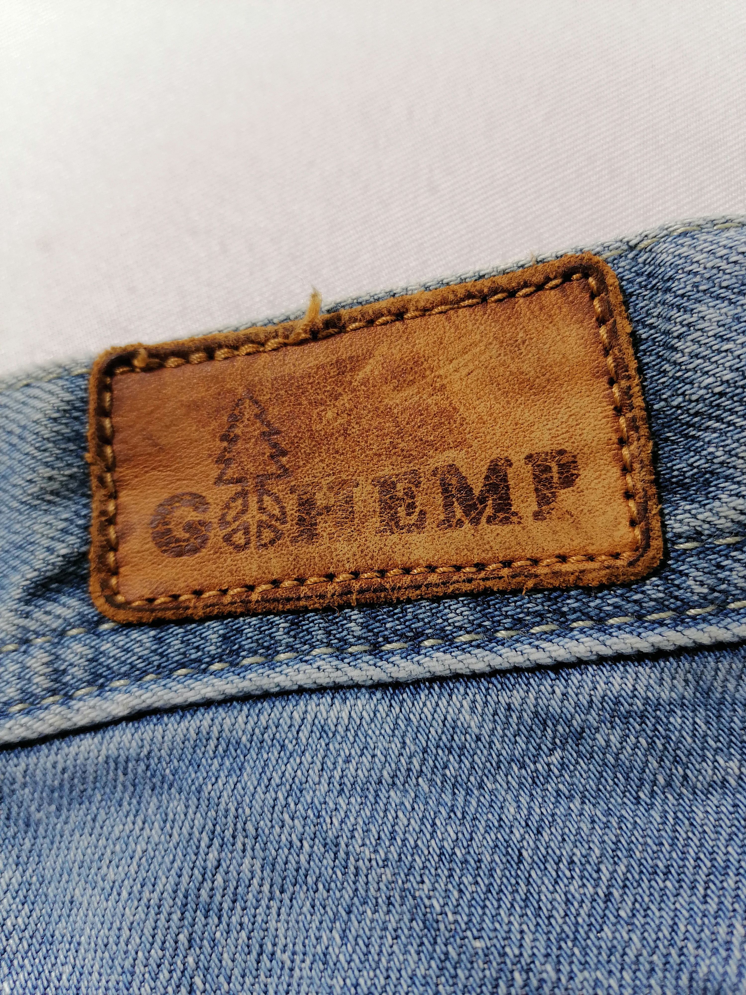 Japanese Brand Gohemp Big Pocket Denim Jeans Size US 35 - 5 Thumbnail