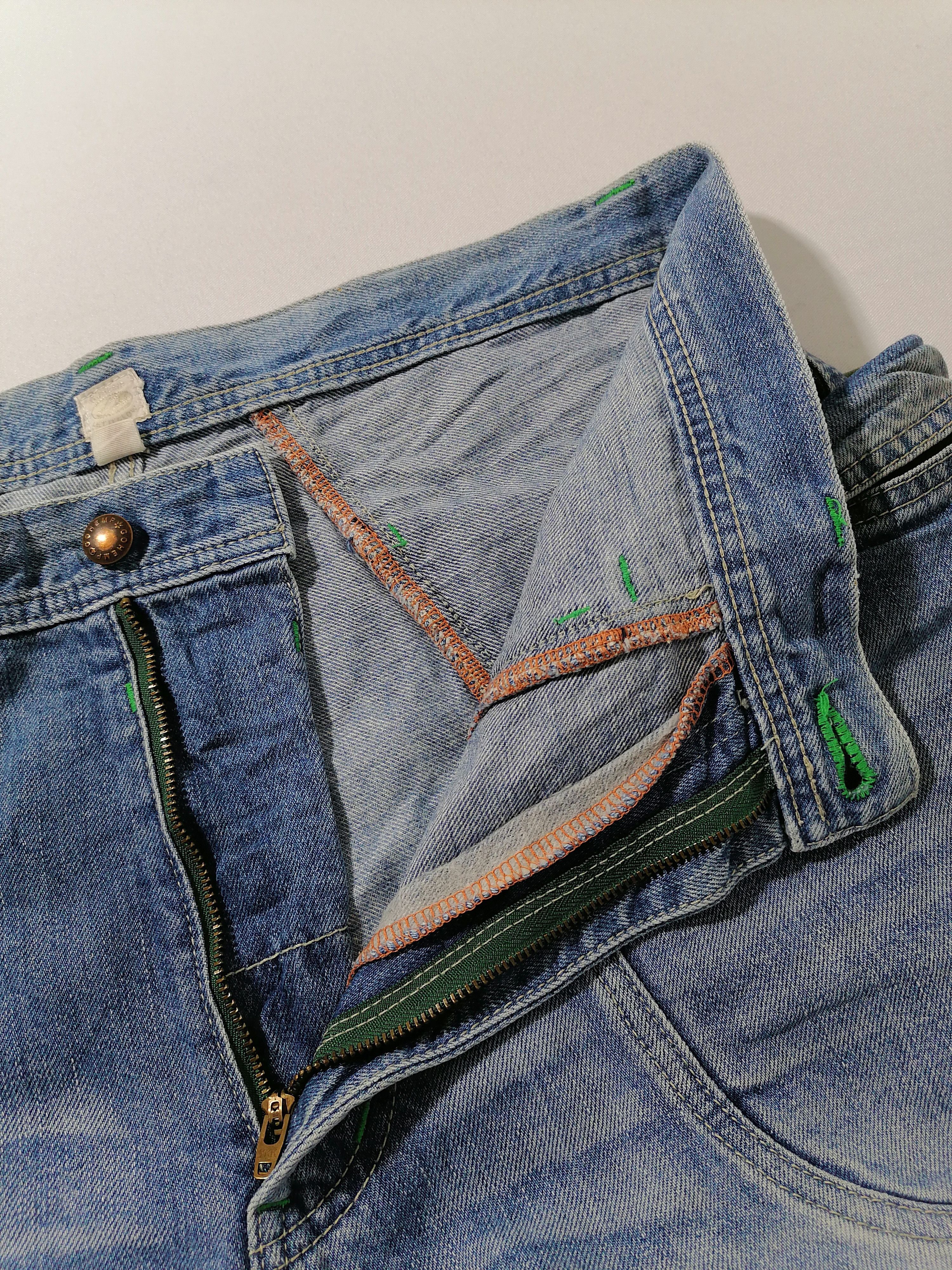 Japanese Brand Gohemp Big Pocket Denim Jeans Size US 35 - 4 Thumbnail