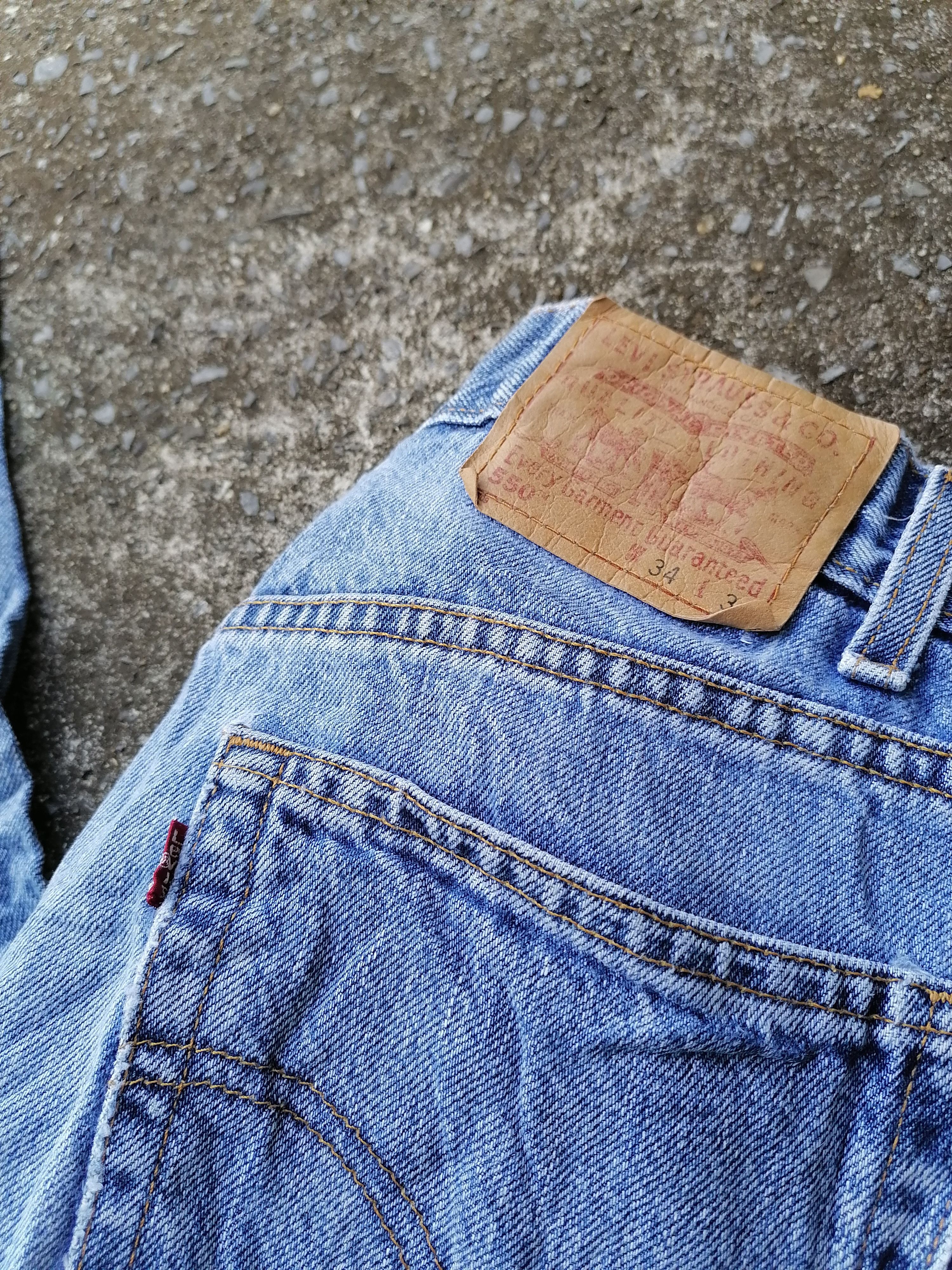 Levi's × Levi's Vintage Clothing Levi's Strauss 550 Relaxed Fit Denim Jeans Size US 34 / EU 50 - 9 Thumbnail