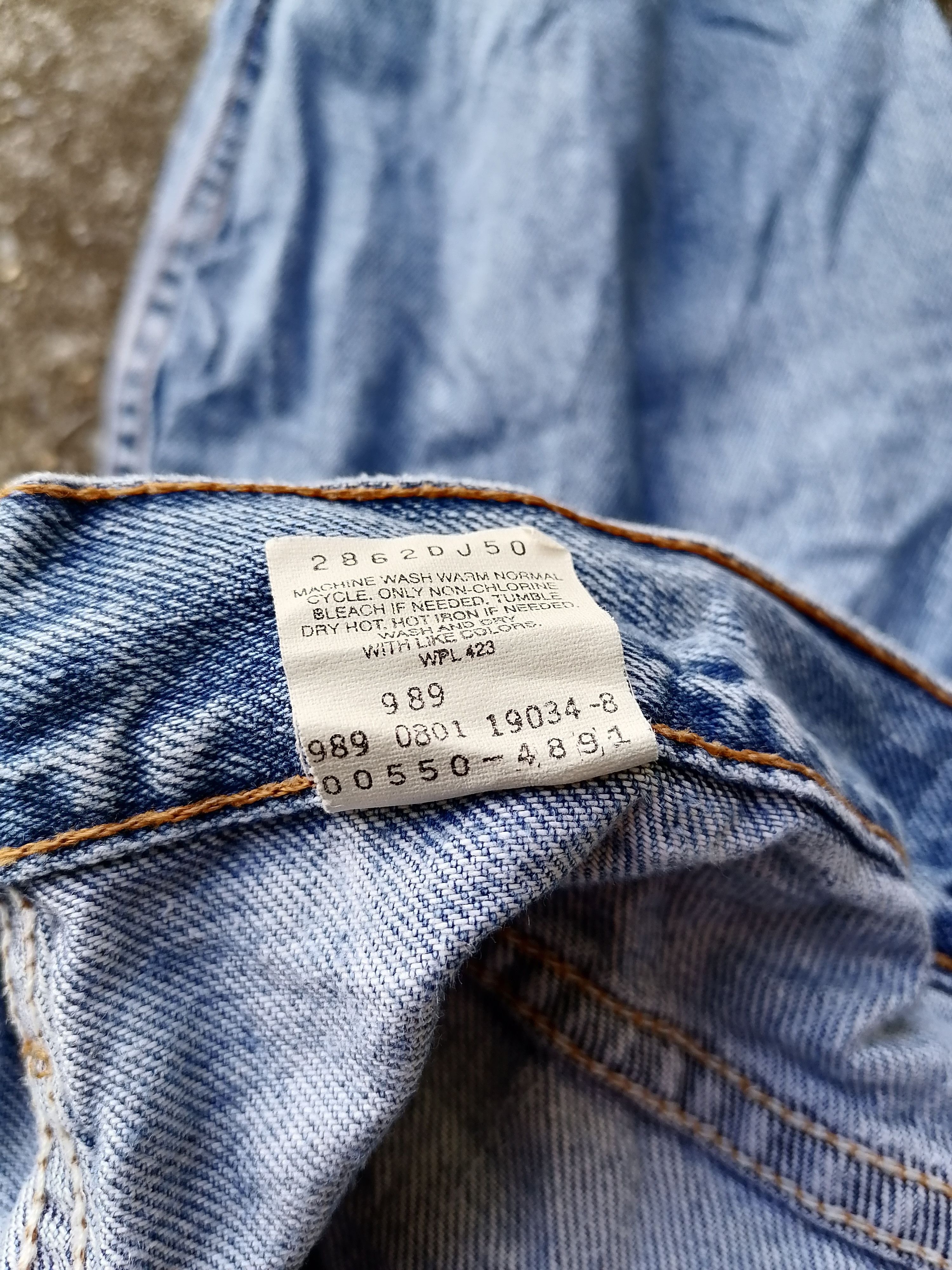 Levi's × Levi's Vintage Clothing Levi's Strauss 550 Relaxed Fit Denim Jeans Size US 34 / EU 50 - 8 Thumbnail