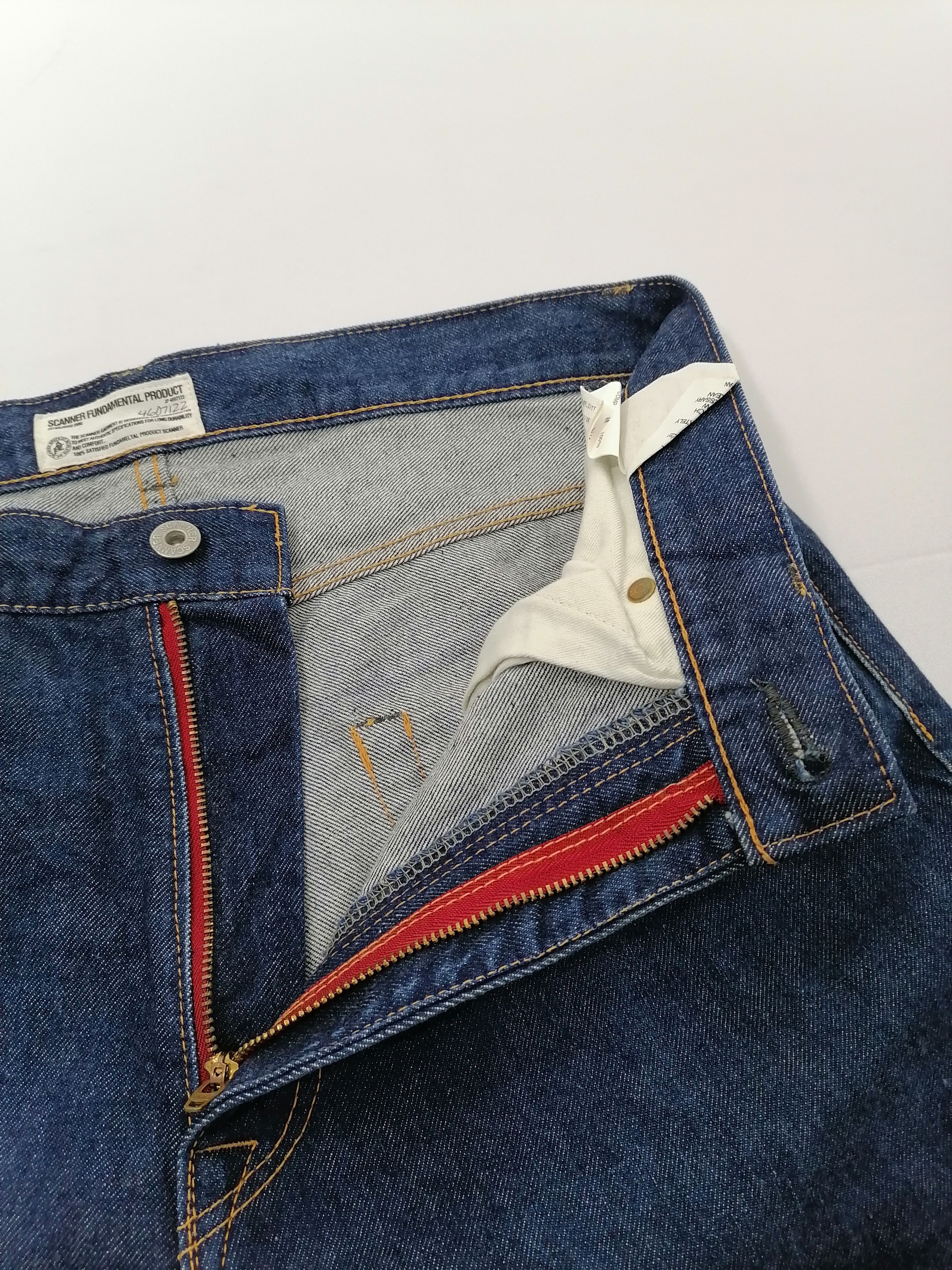 Japanese Brand Scanner Fundamental Product Selvedge Jeans Size US 34 / EU 50 - 2 Thumbnail