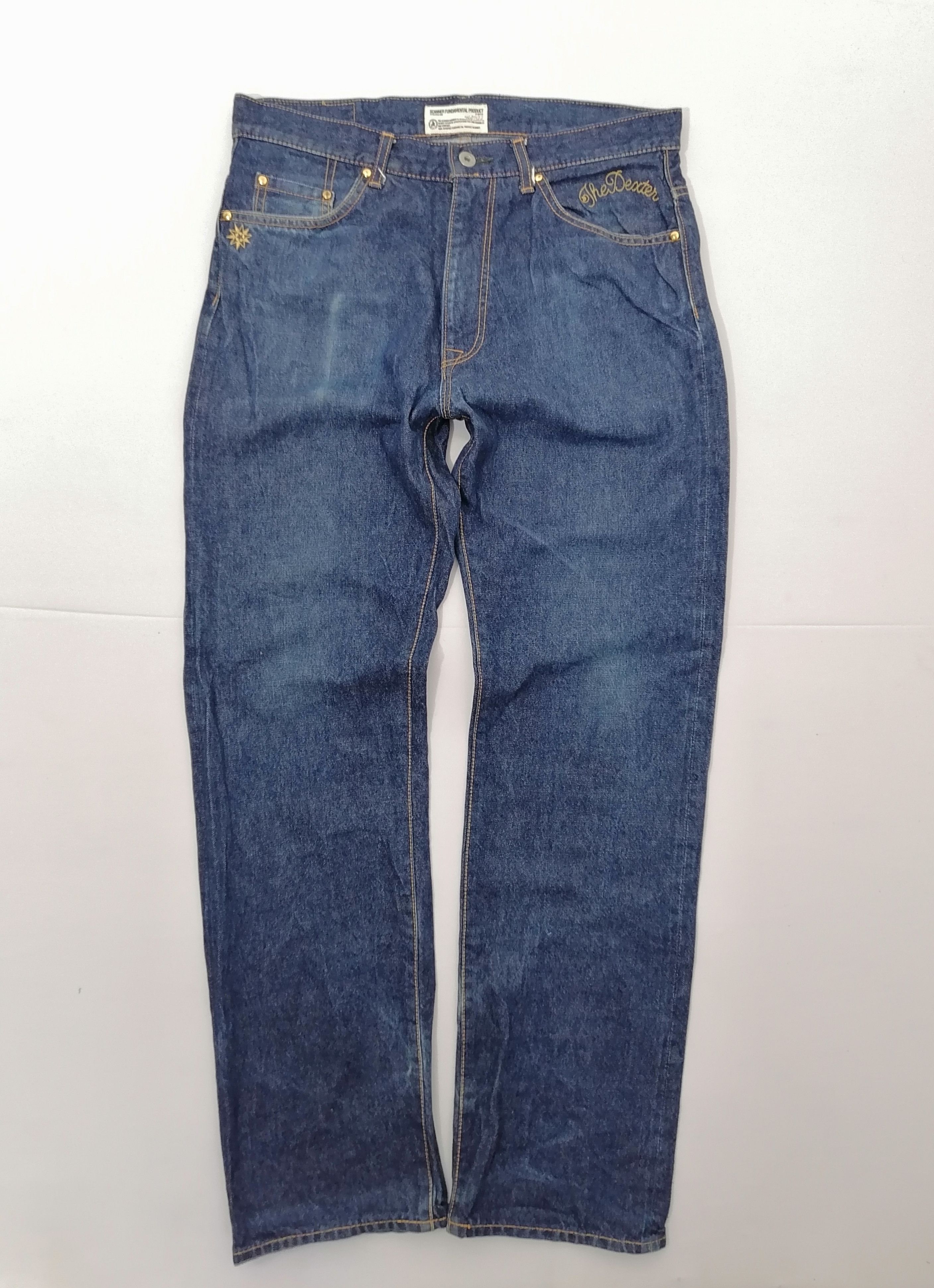 Japanese Brand Scanner Fundamental Product Selvedge Jeans Size US 34 / EU 50 - 1 Thumbnail