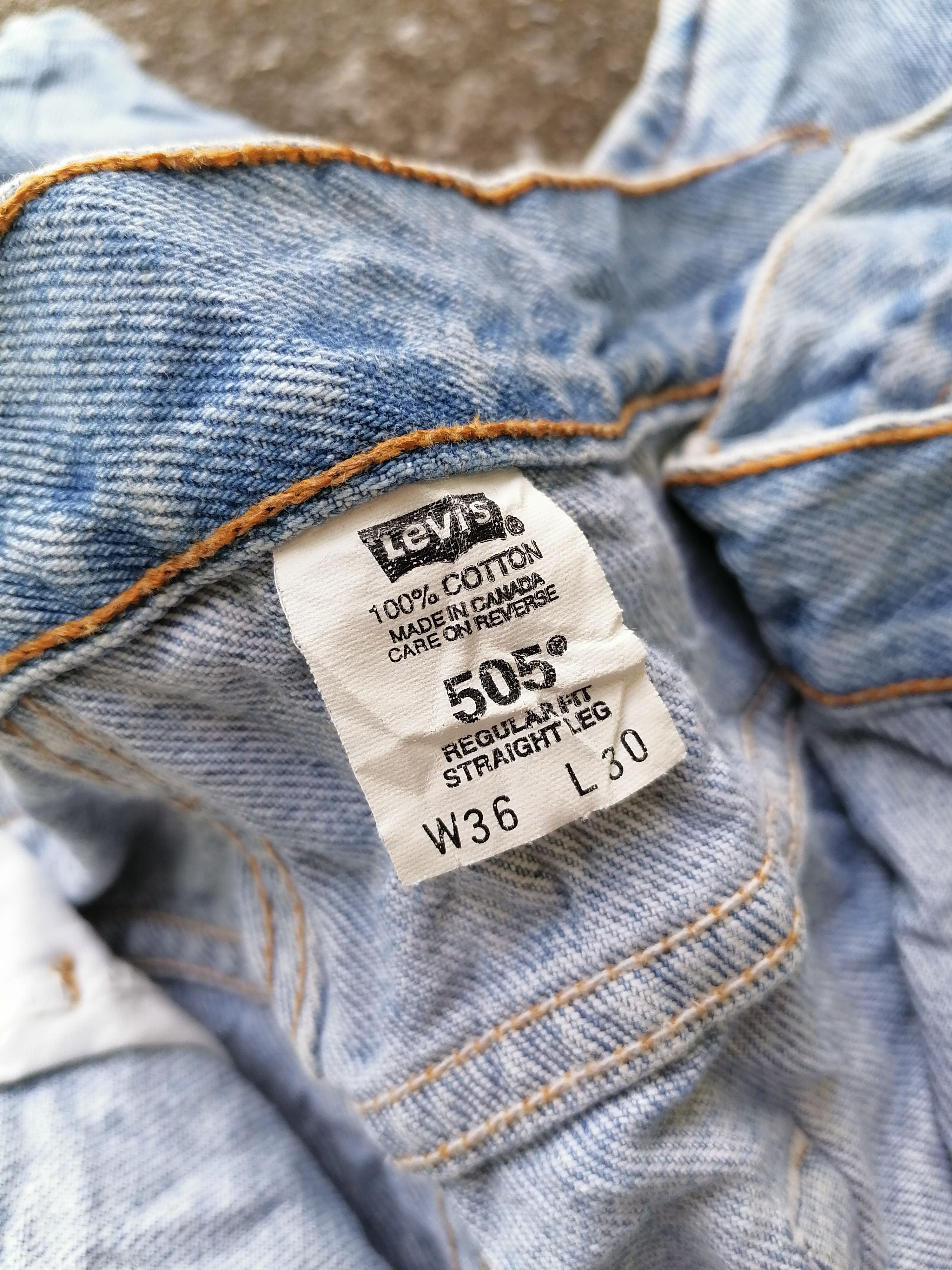 Levi's × Levi's Vintage Clothing 505 Levi's Strauss Denim Jeans Size US 36 / EU 52 - 6 Thumbnail