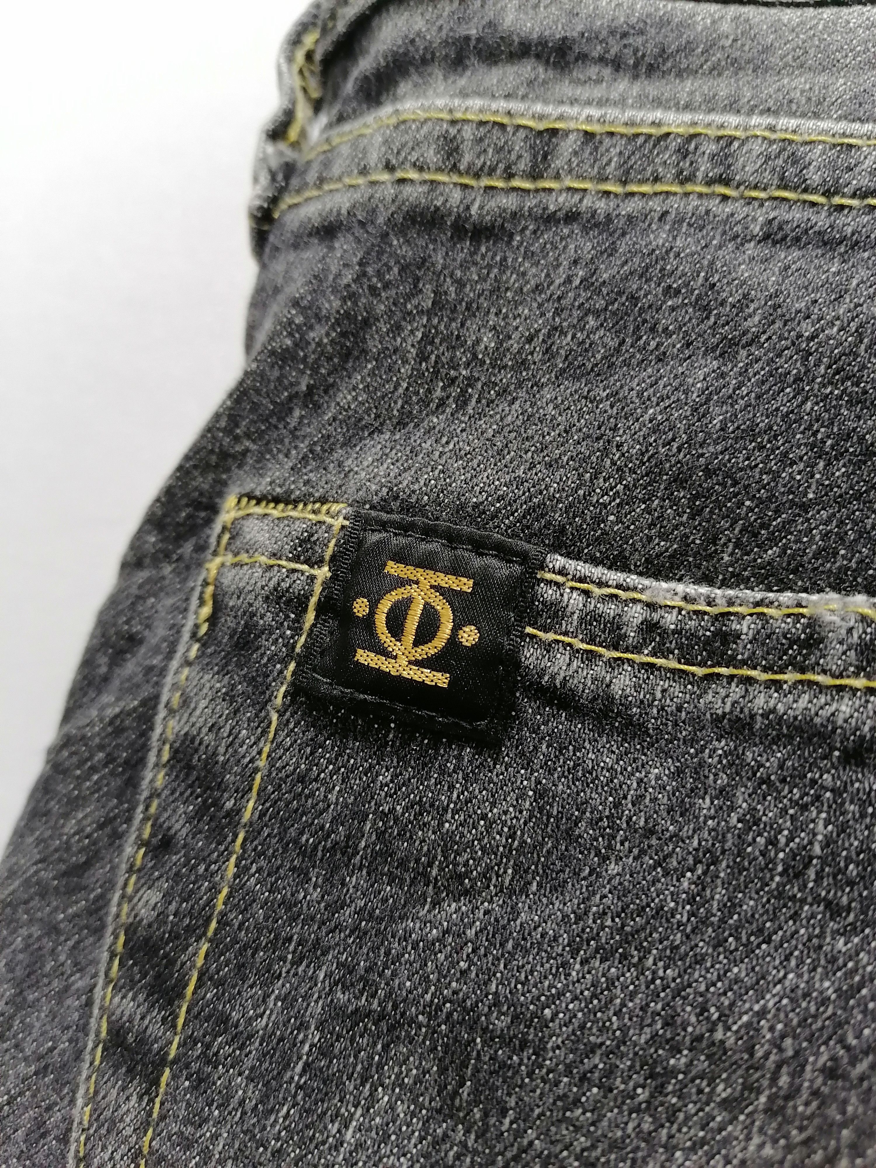 Japanese Brand Kunishima Buemon Embroidered Straight Cut Denim Jeans Size US 34 / EU 50 - 5 Thumbnail