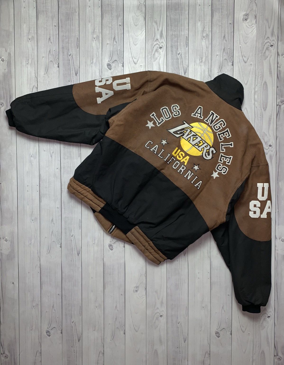 NBA × Vintage Vintage basketball Bomber L A Lakers big logo rare size L Size US L / EU 52-54 / 3 - 1 Thumbnail