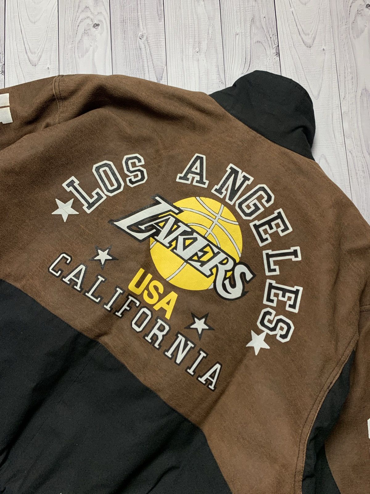 NBA × Vintage Vintage basketball Bomber L A Lakers big logo rare size L Size US L / EU 52-54 / 3 - 2 Thumbnail
