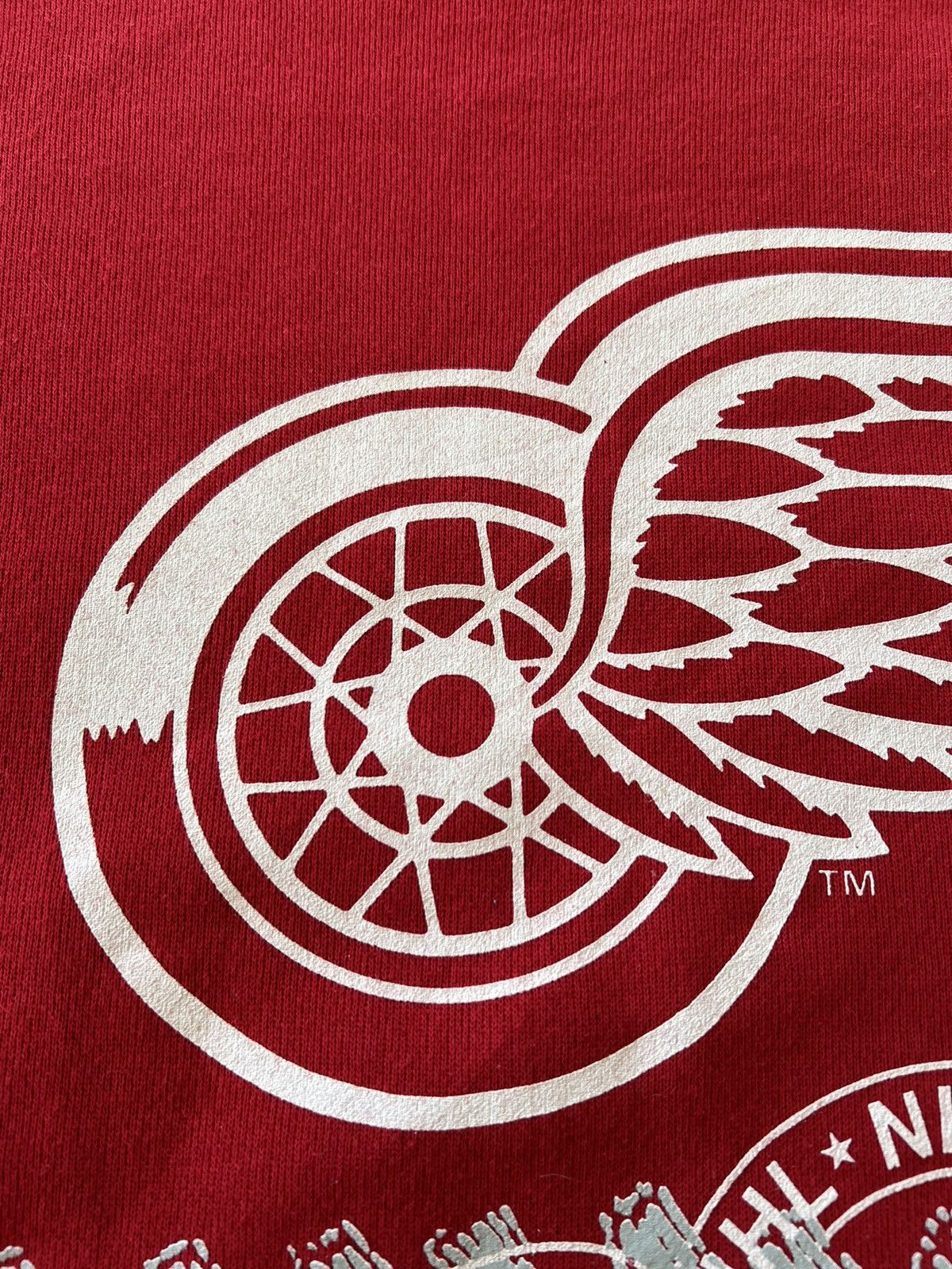 NHL Vintage 1991 Detroit Red Wings NHL Red Sweatshirts Size US M / EU 48-50 / 2 - 5 Thumbnail