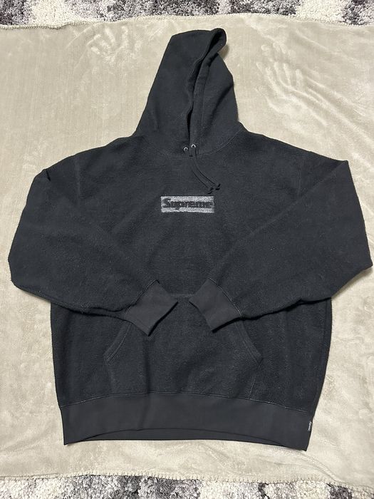 Inside Out box logo Black hoodie