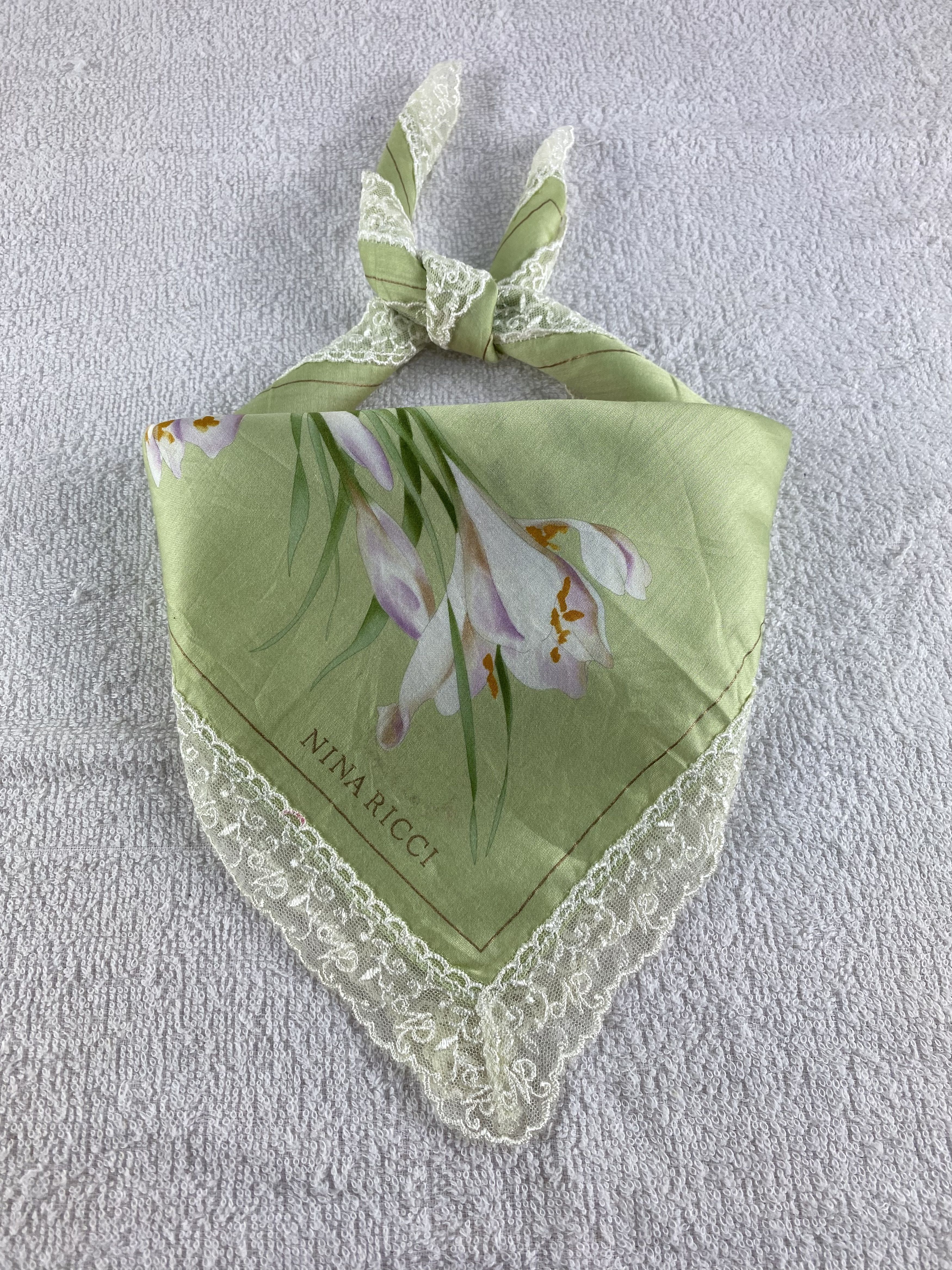 Nina Ricci Nina Ricci Handkerchief / Bandana / Neckerchief C154 Size ONE SIZE - 1 Thumbnail