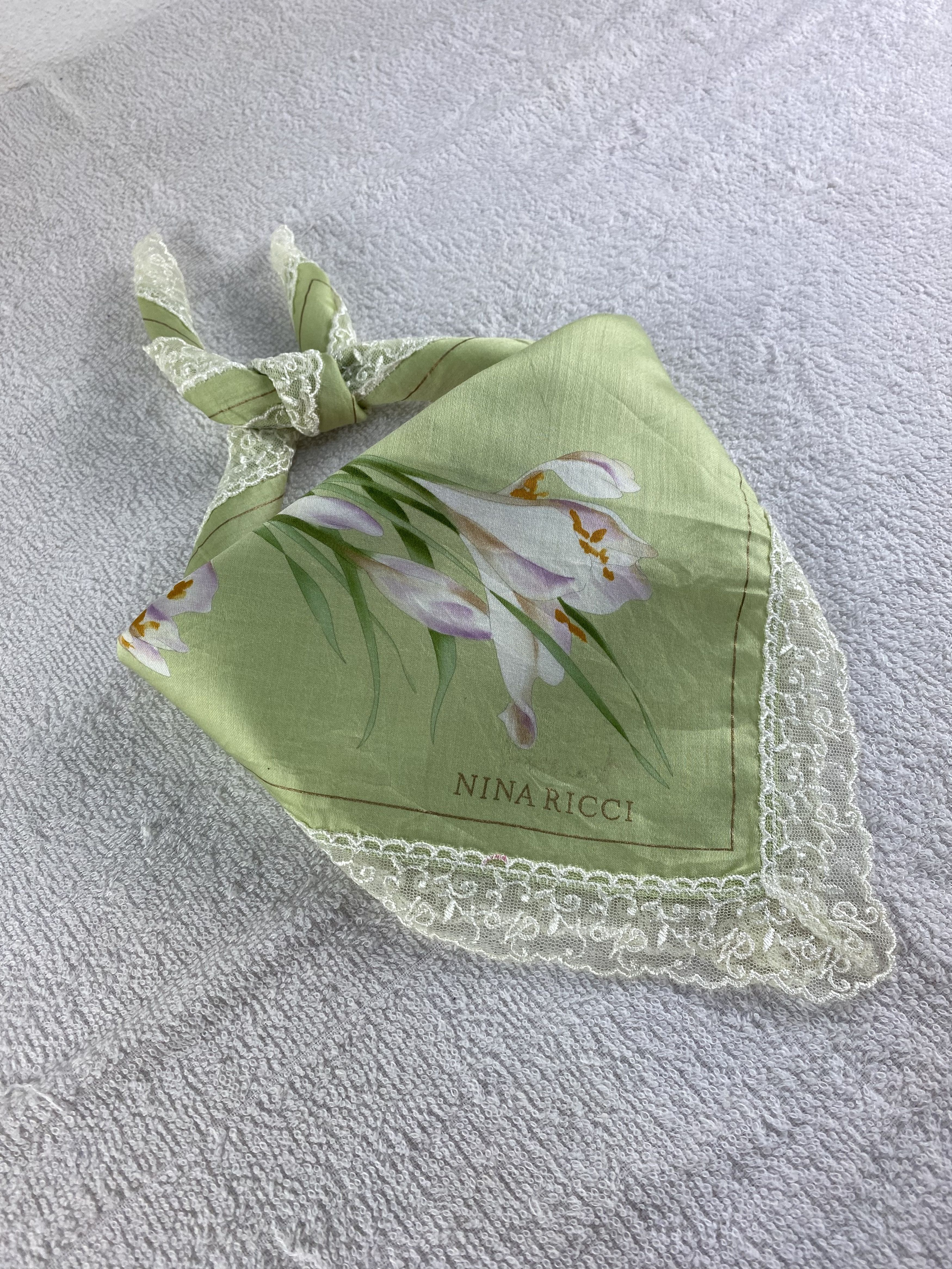 Nina Ricci Nina Ricci Handkerchief / Bandana / Neckerchief C154 Size ONE SIZE - 2 Thumbnail