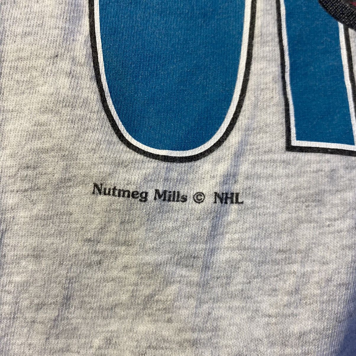 NHL × Nutmeg × Vintage VINTAGE RARE‼️NHL Sharks By Nutmeg Mills Made In USA T-Shirt Size US XL / EU 56 / 4 - 6 Thumbnail