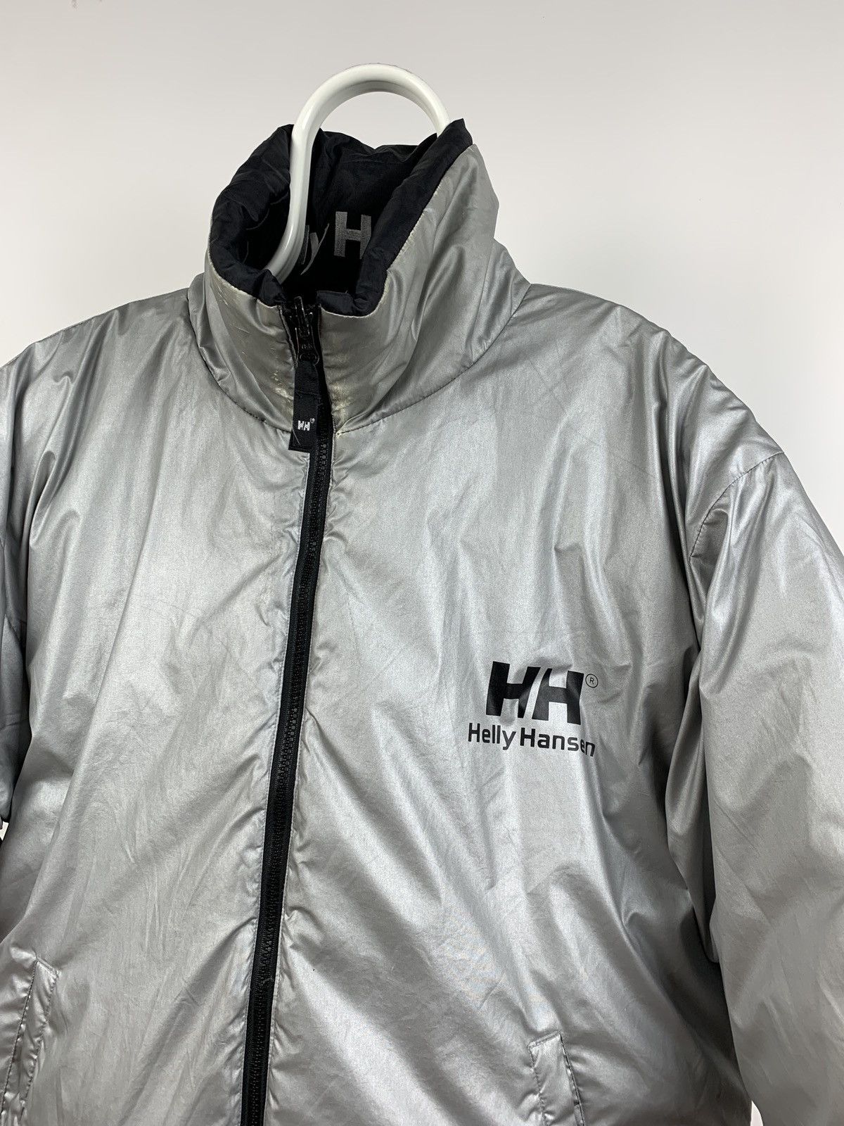Helly Hansen 90s Vintage Helly Hansen Reversible Down Puffer Jacket Size US L / EU 52-54 / 3 - 15 Thumbnail