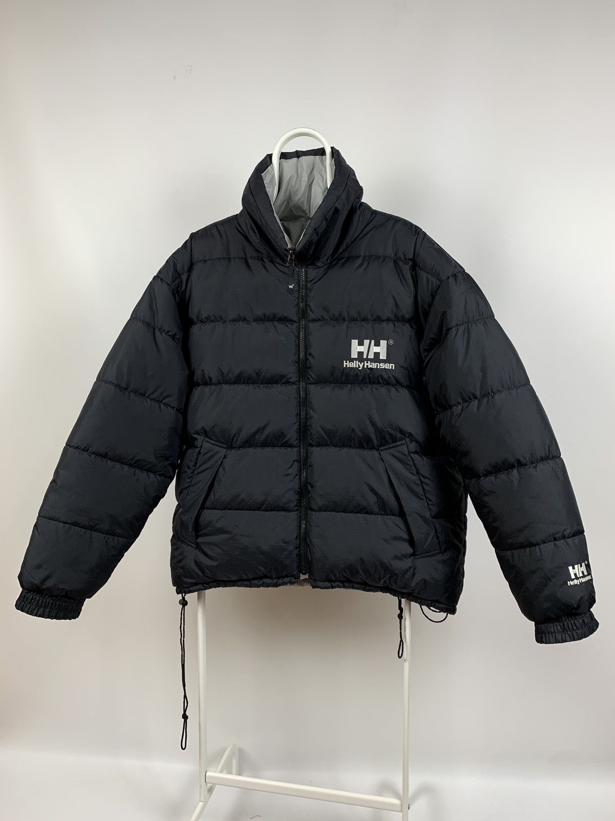 Helly Hansen 90s Vintage Helly Hansen Reversible Down Puffer Jacket Size US L / EU 52-54 / 3 - 3 Thumbnail