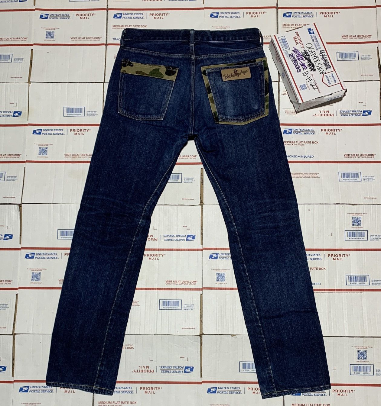 image of Bape Camo Jeans, Men's (Size 32)