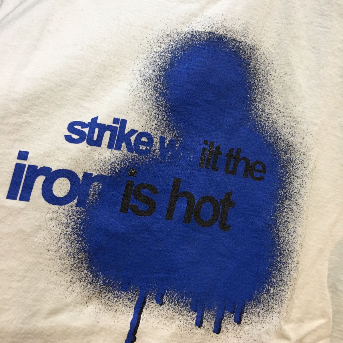 Japanese Brand × Vintage VINTAGE‼️Junmen Japanese Brand Strike With The Iron Is Hot Size US M / EU 48-50 / 2 - 3 Thumbnail
